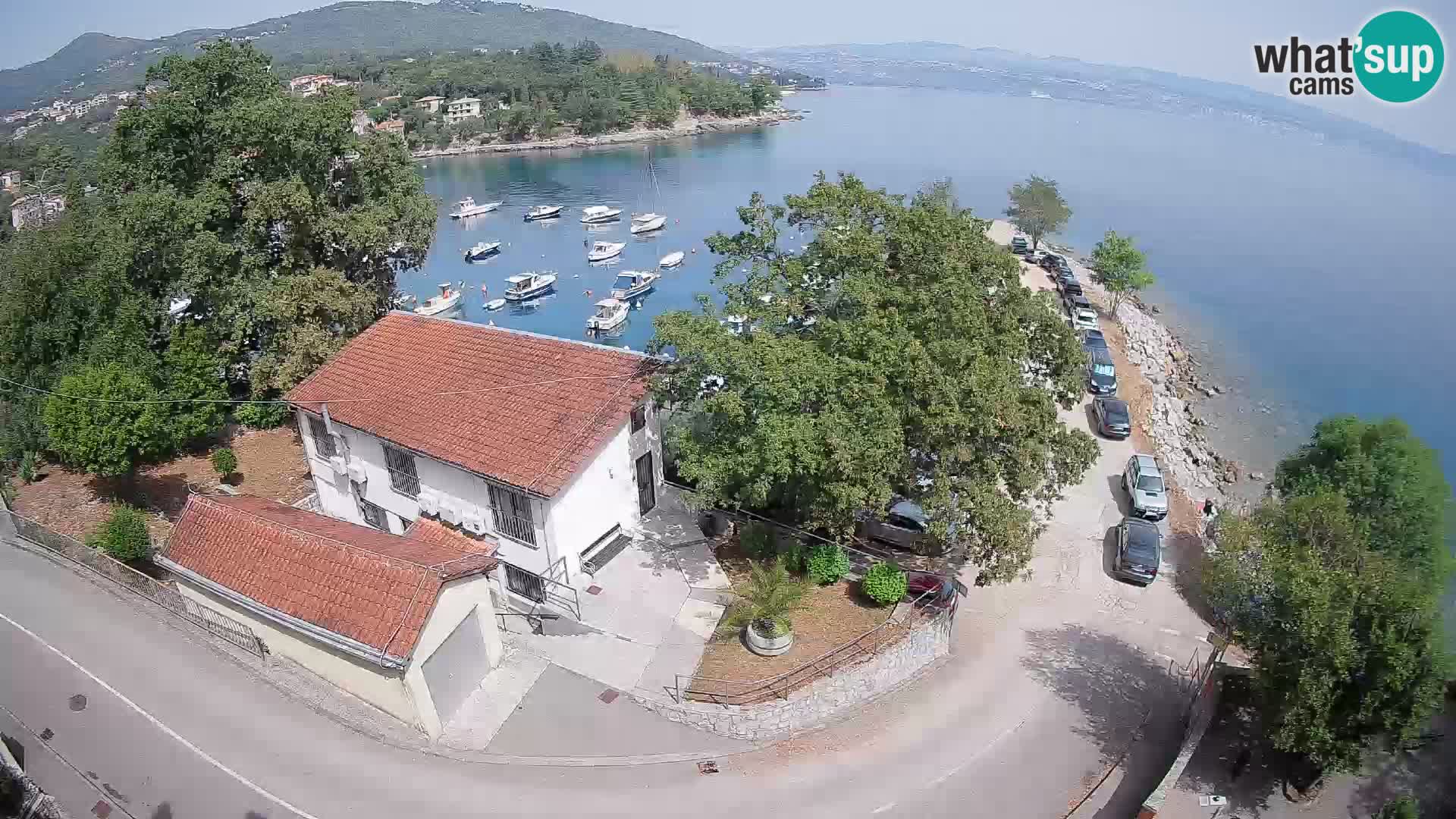 Webcam porto Ika – Vista LIVE sul porto e le luci di Opatija