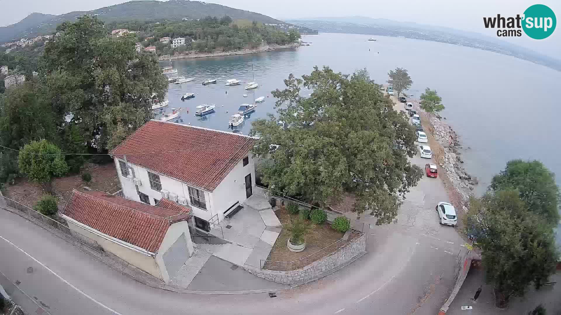 Webcam porto Ika – Vista LIVE sul porto e le luci di Opatija