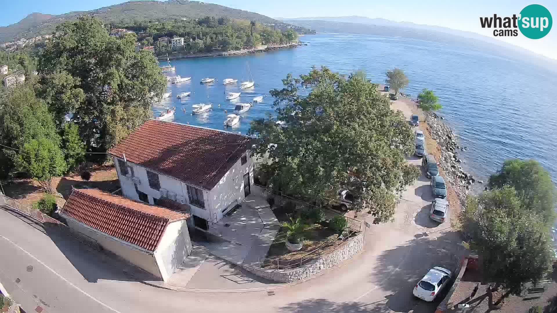 Webcam Ika Hafen – LIVE Blick auf den Hafen und die Lichter von Opatija