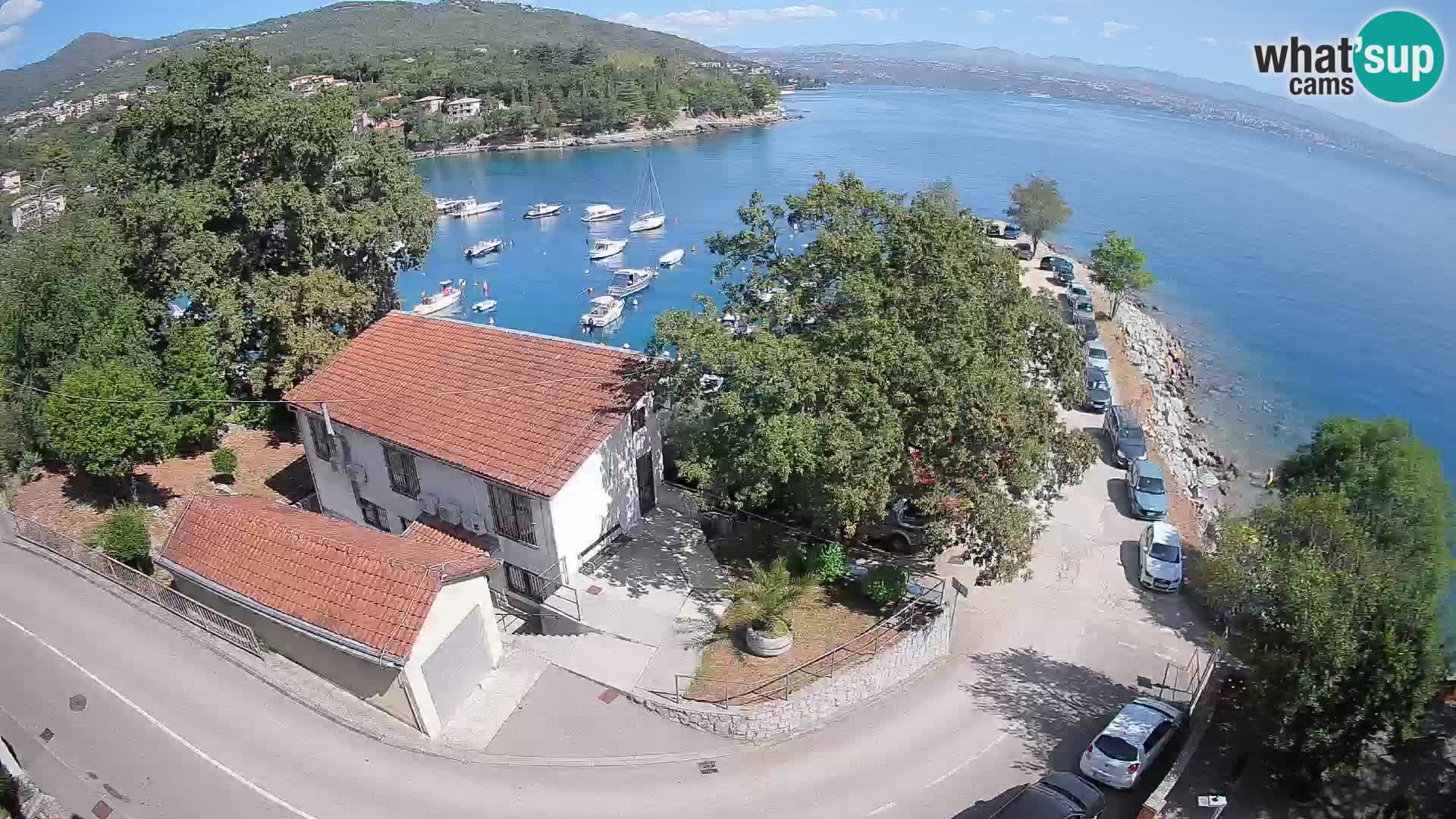 Webcam port d’Ika – Vue en direct et lumières d’Opatija