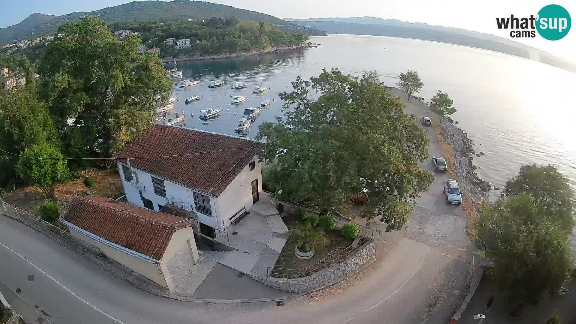Webcam port d’Ika – Vue en direct et lumières d’Opatija