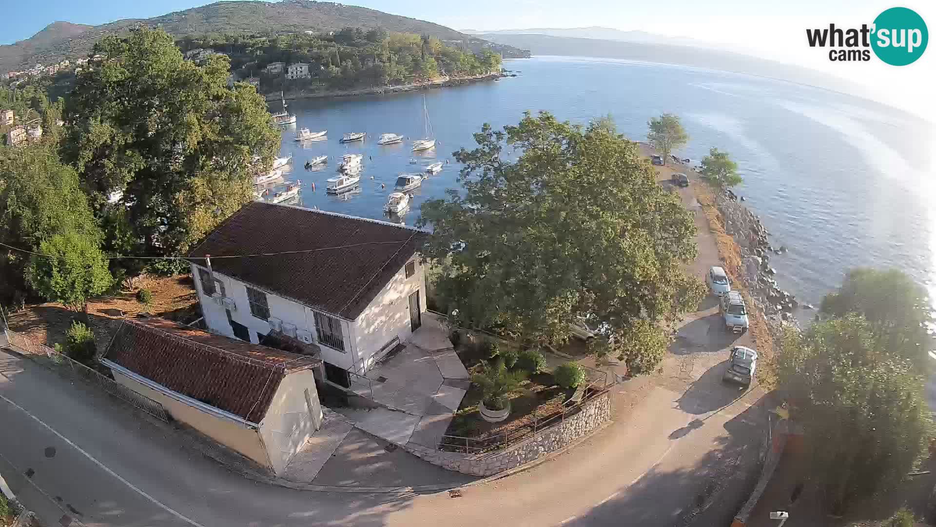 Webcam Ika Hafen – LIVE Blick auf den Hafen und die Lichter von Opatija