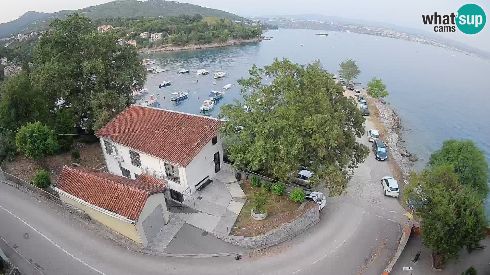 Webcam porto Ika – Vista LIVE sul porto e le luci di Opatija