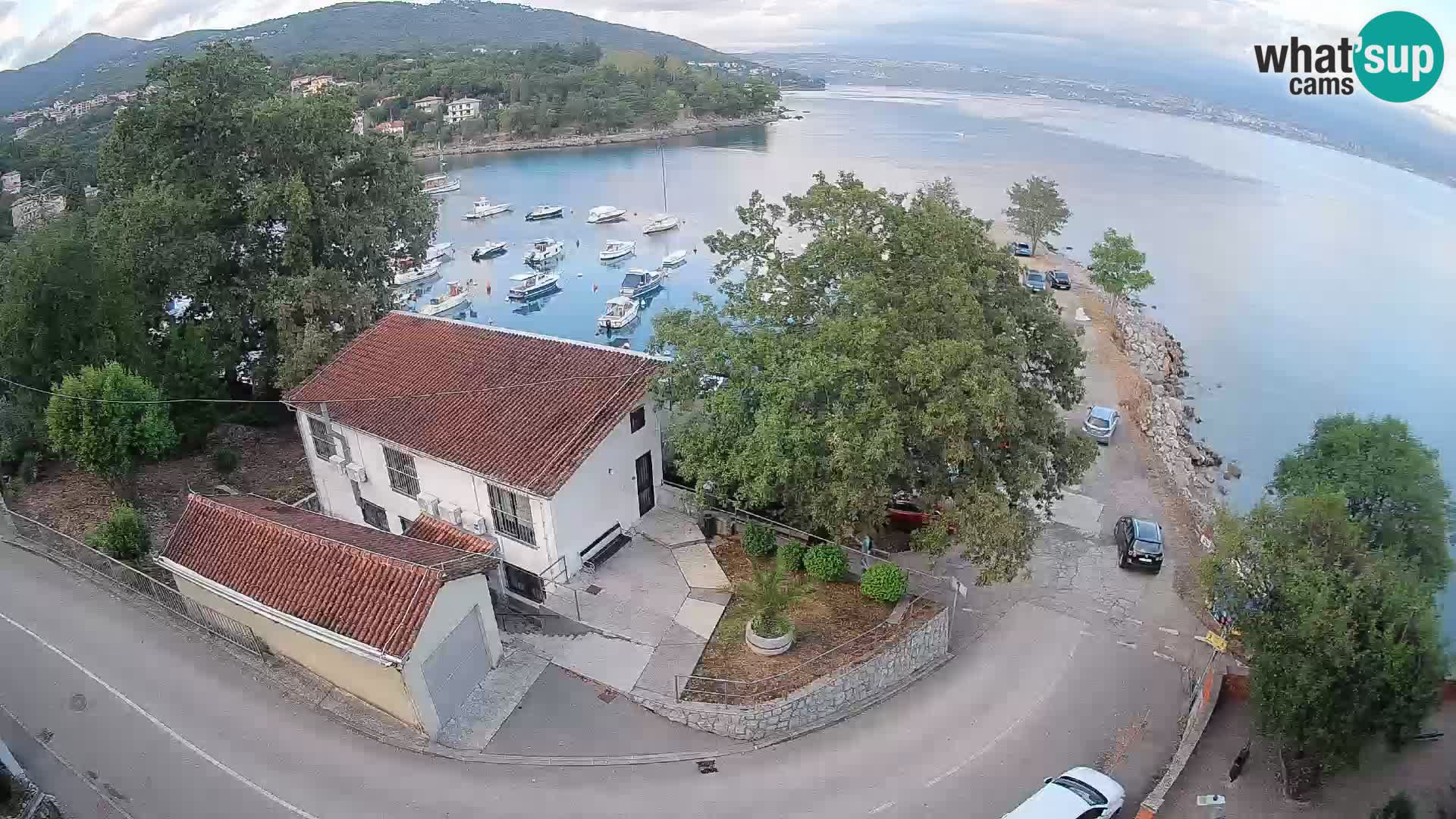 Webcam port d’Ika – Vue en direct et lumières d’Opatija