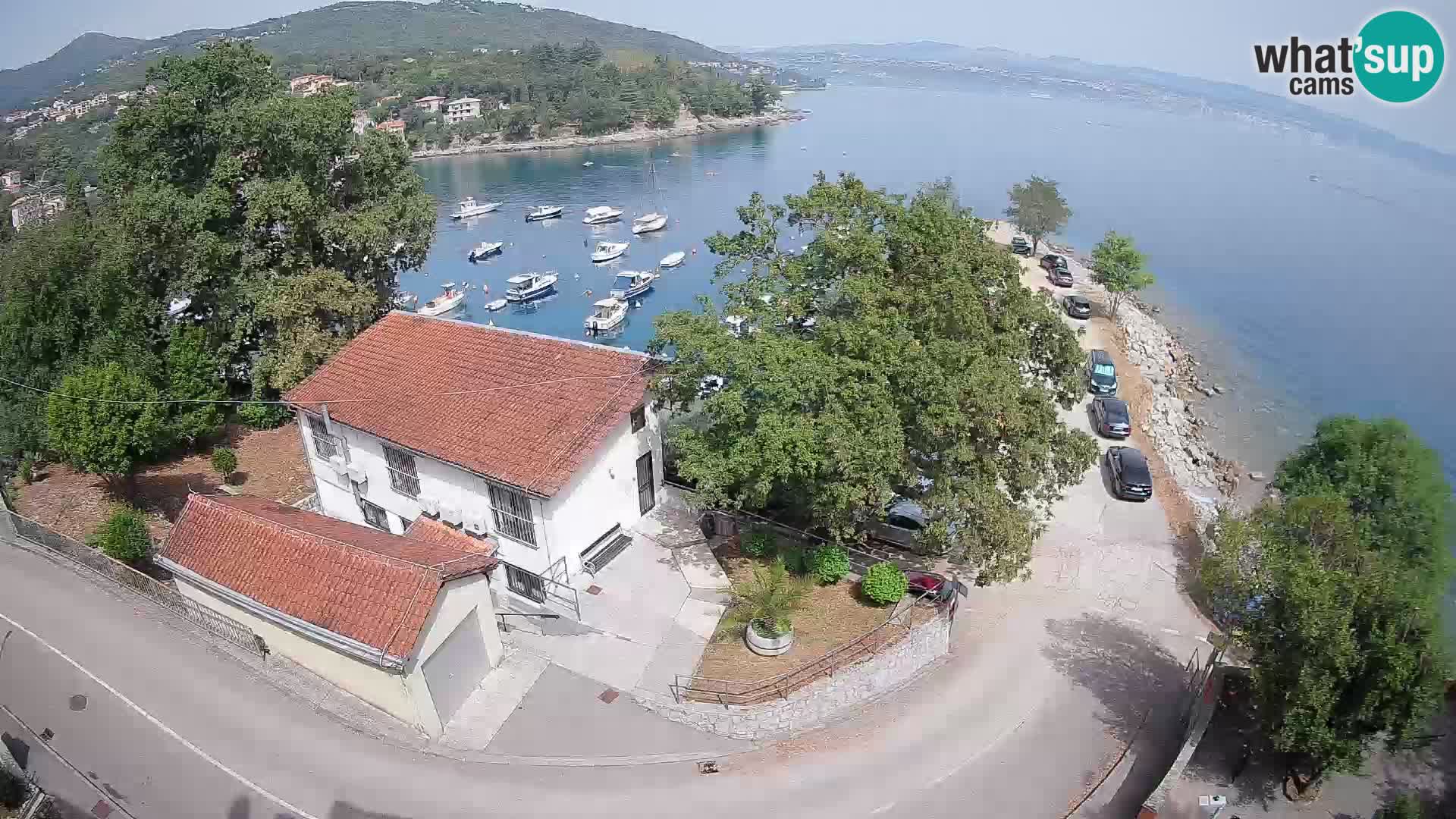 Ika Harbor Webcam – LIVE View of the Harbor and Opatija Lights