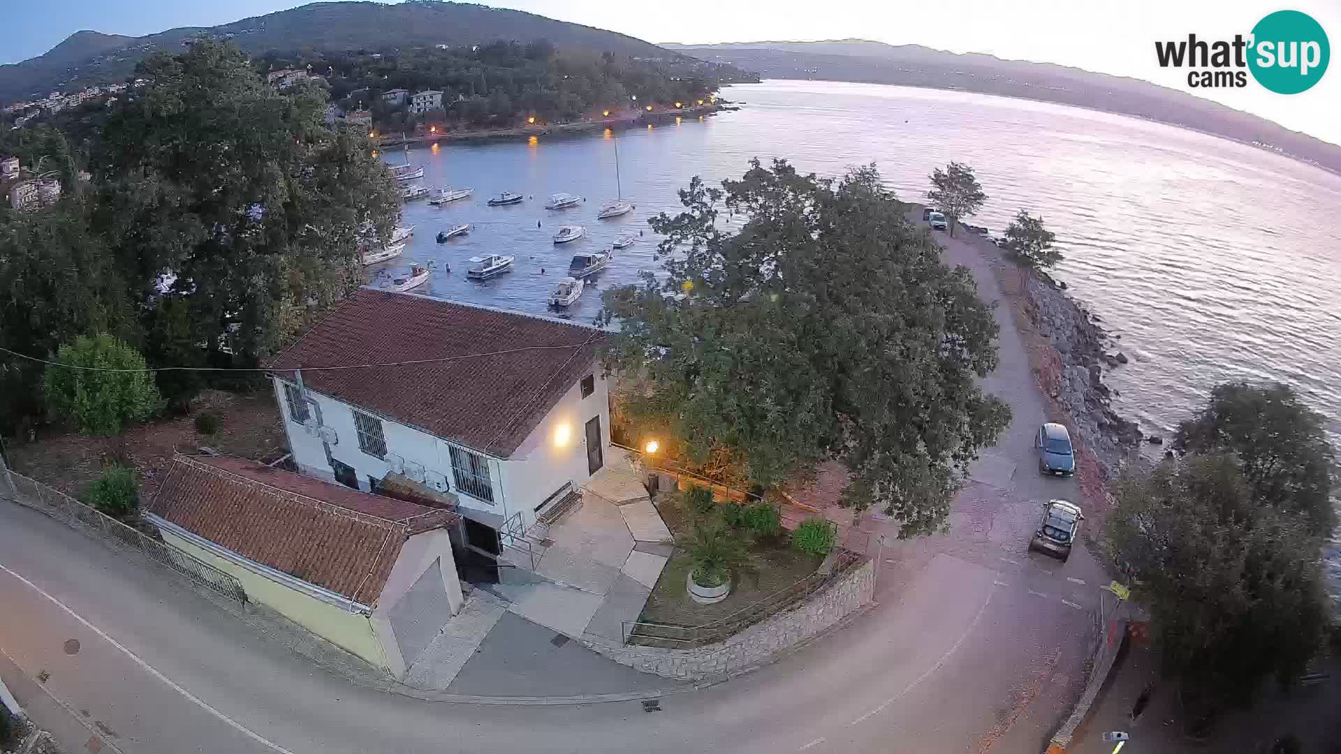 Webcam port d’Ika – Vue en direct et lumières d’Opatija