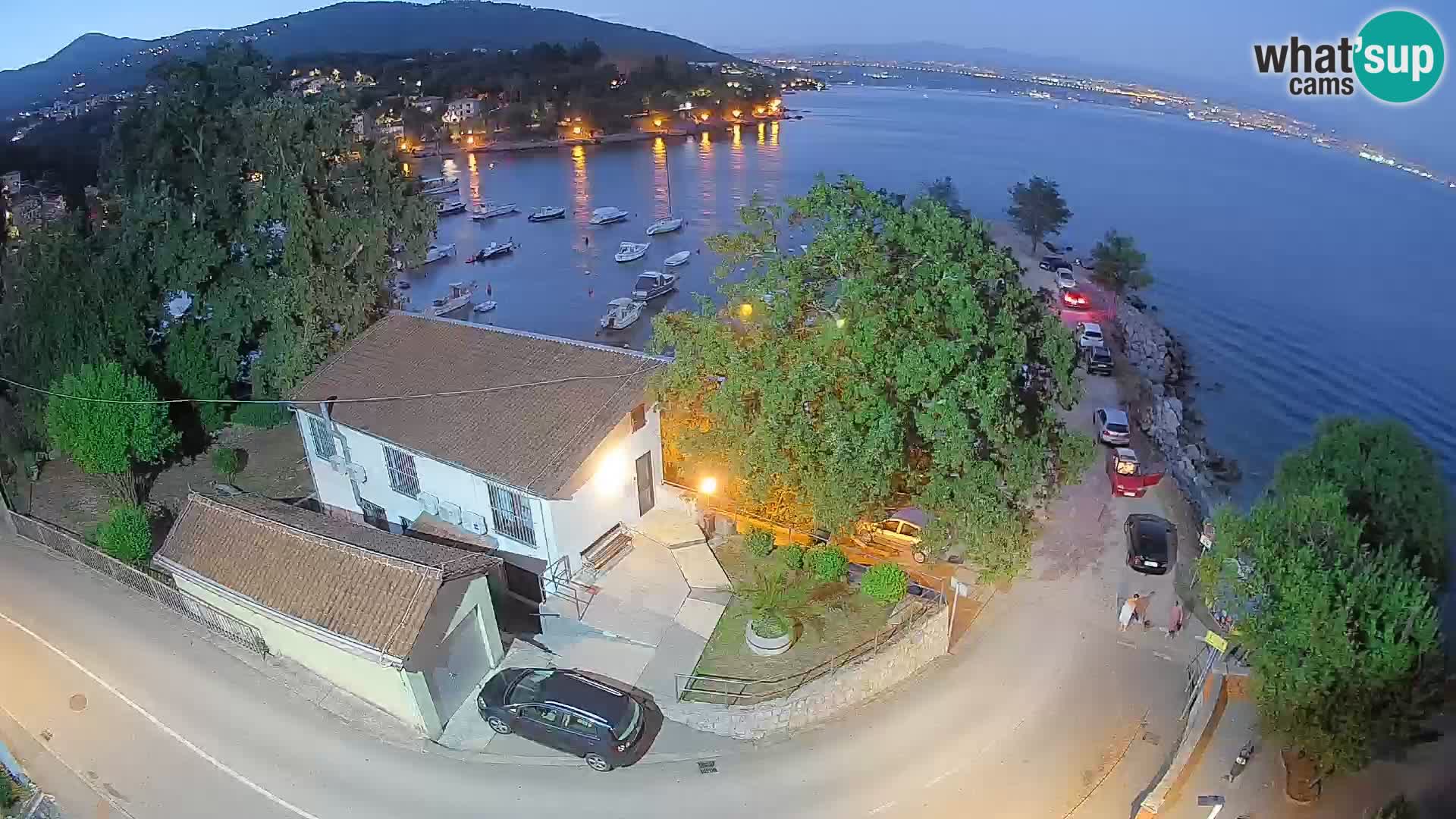 Webcam port d’Ika – Vue en direct et lumières d’Opatija