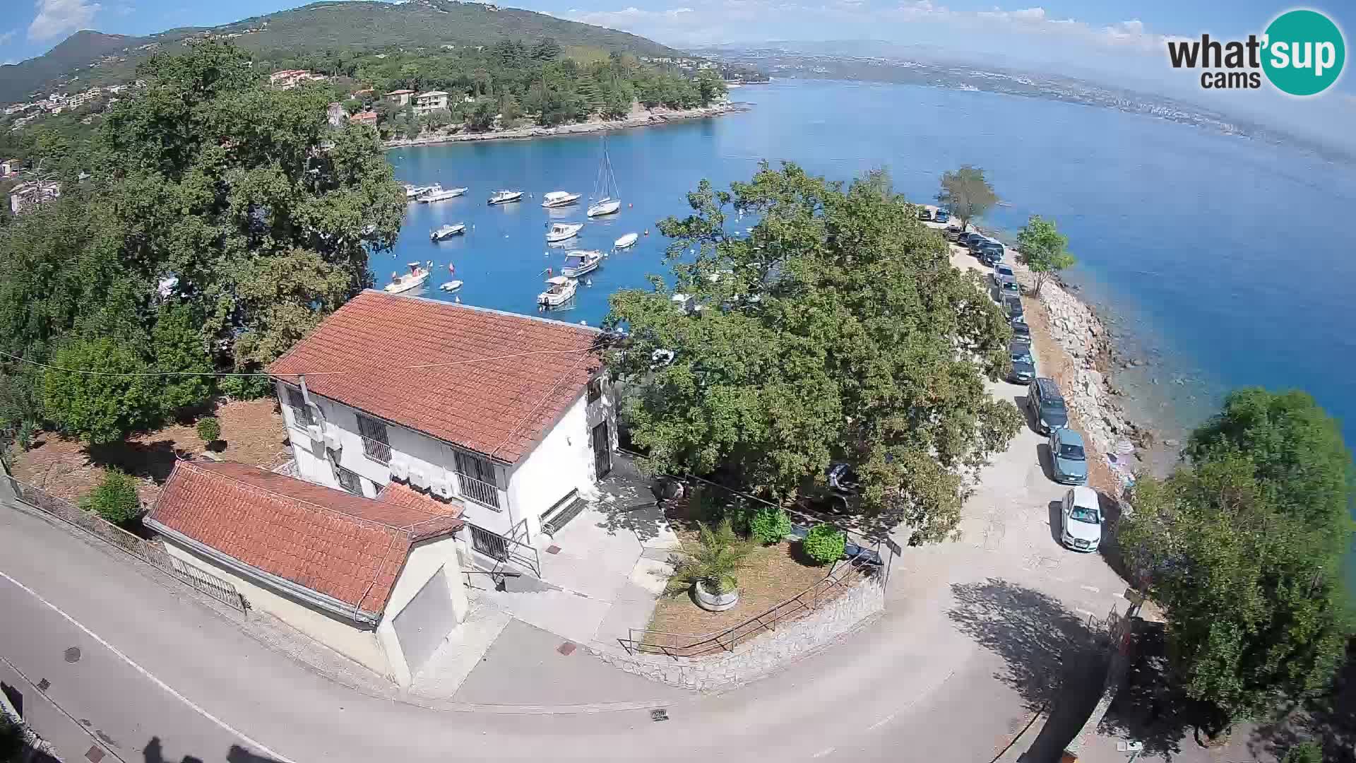 Webcam Ika Hafen – LIVE Blick auf den Hafen und die Lichter von Opatija