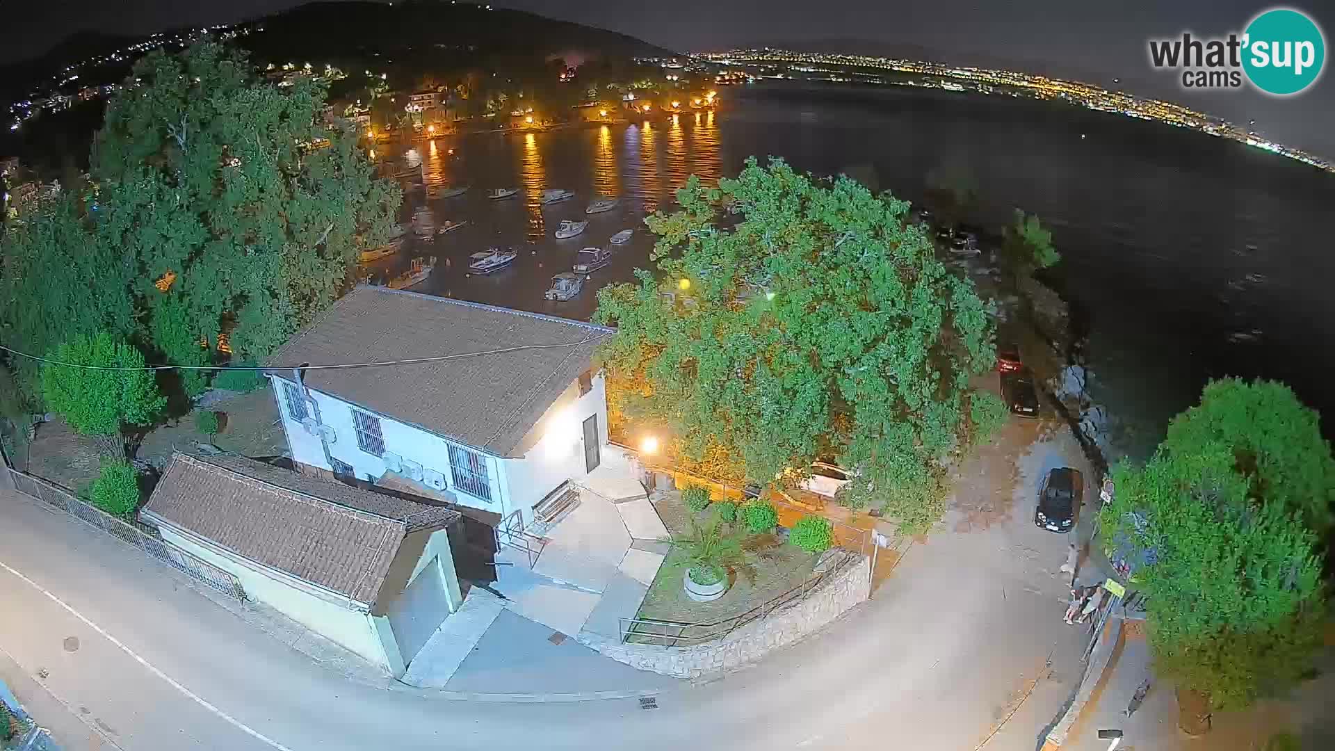 Webcam Ika Hafen – LIVE Blick auf den Hafen und die Lichter von Opatija
