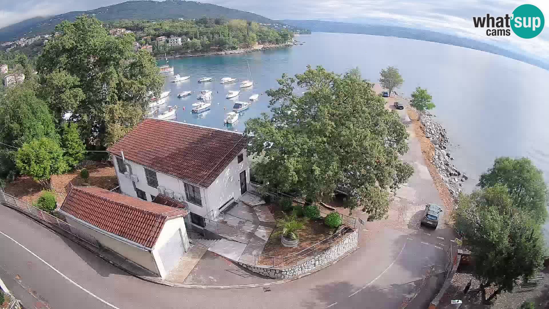 Webcam Ika Hafen – LIVE Blick auf den Hafen und die Lichter von Opatija