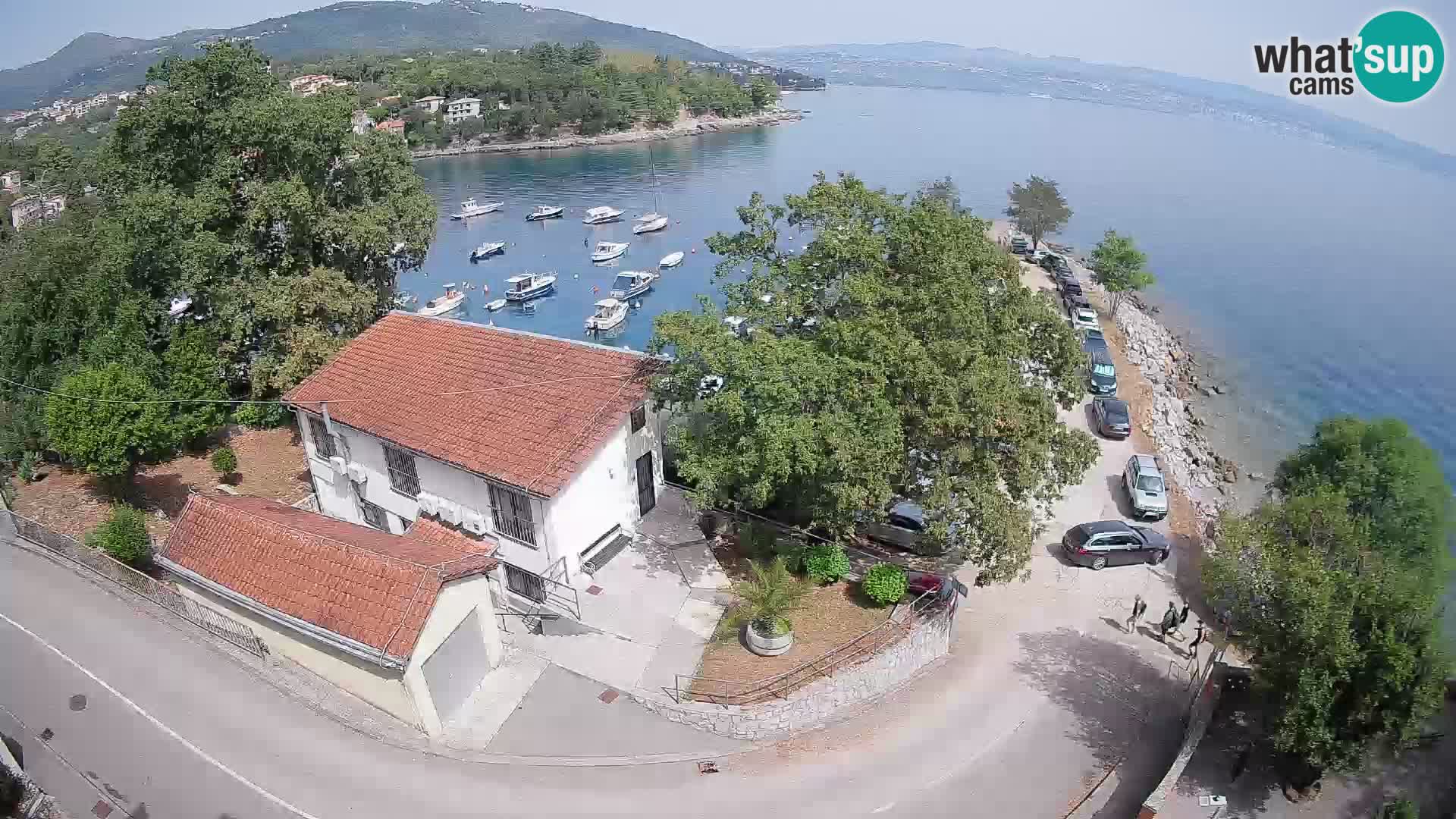 Ika Harbor Webcam – LIVE View of the Harbor and Opatija Lights