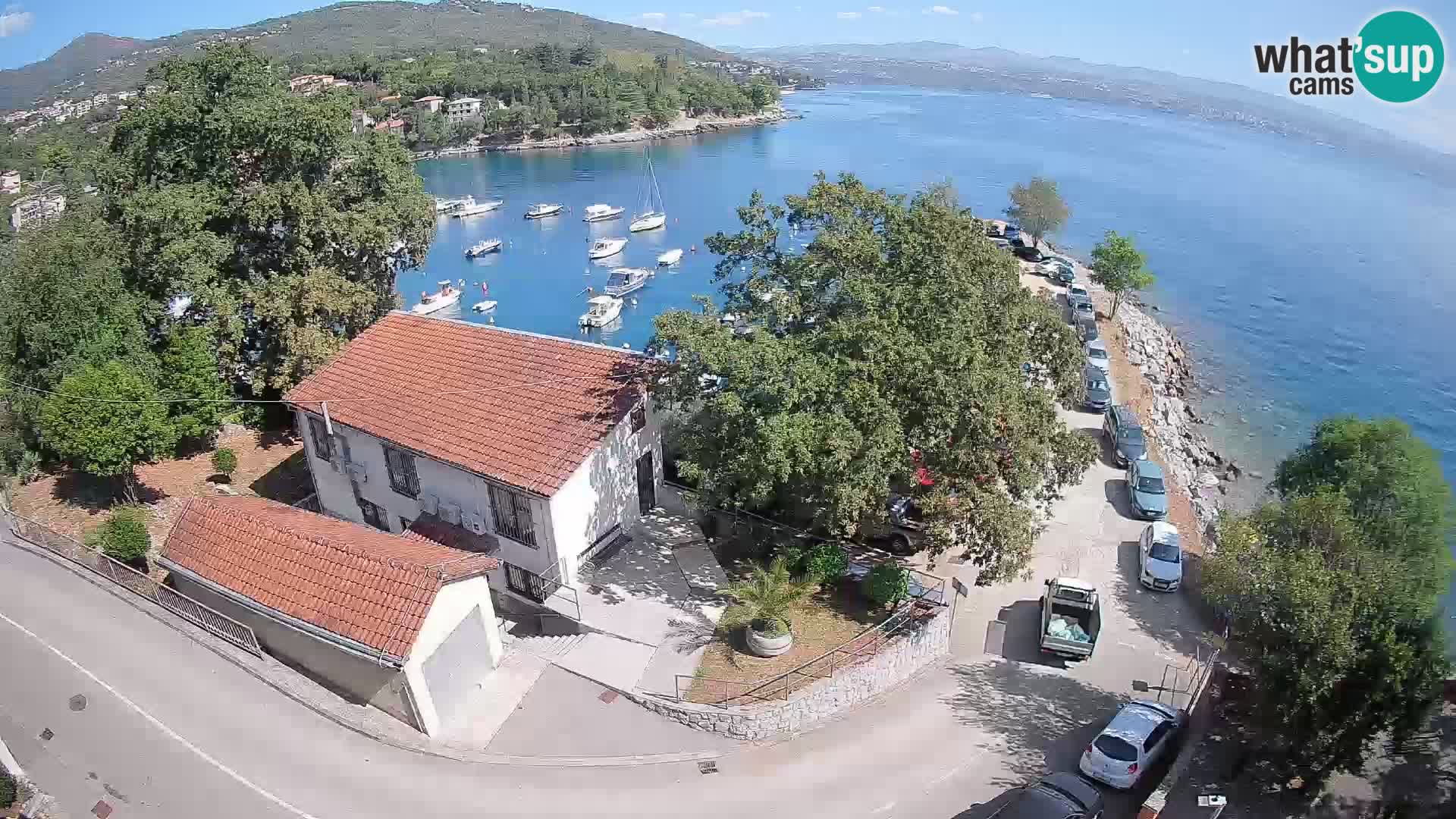 Webcam Ika Hafen – LIVE Blick auf den Hafen und die Lichter von Opatija