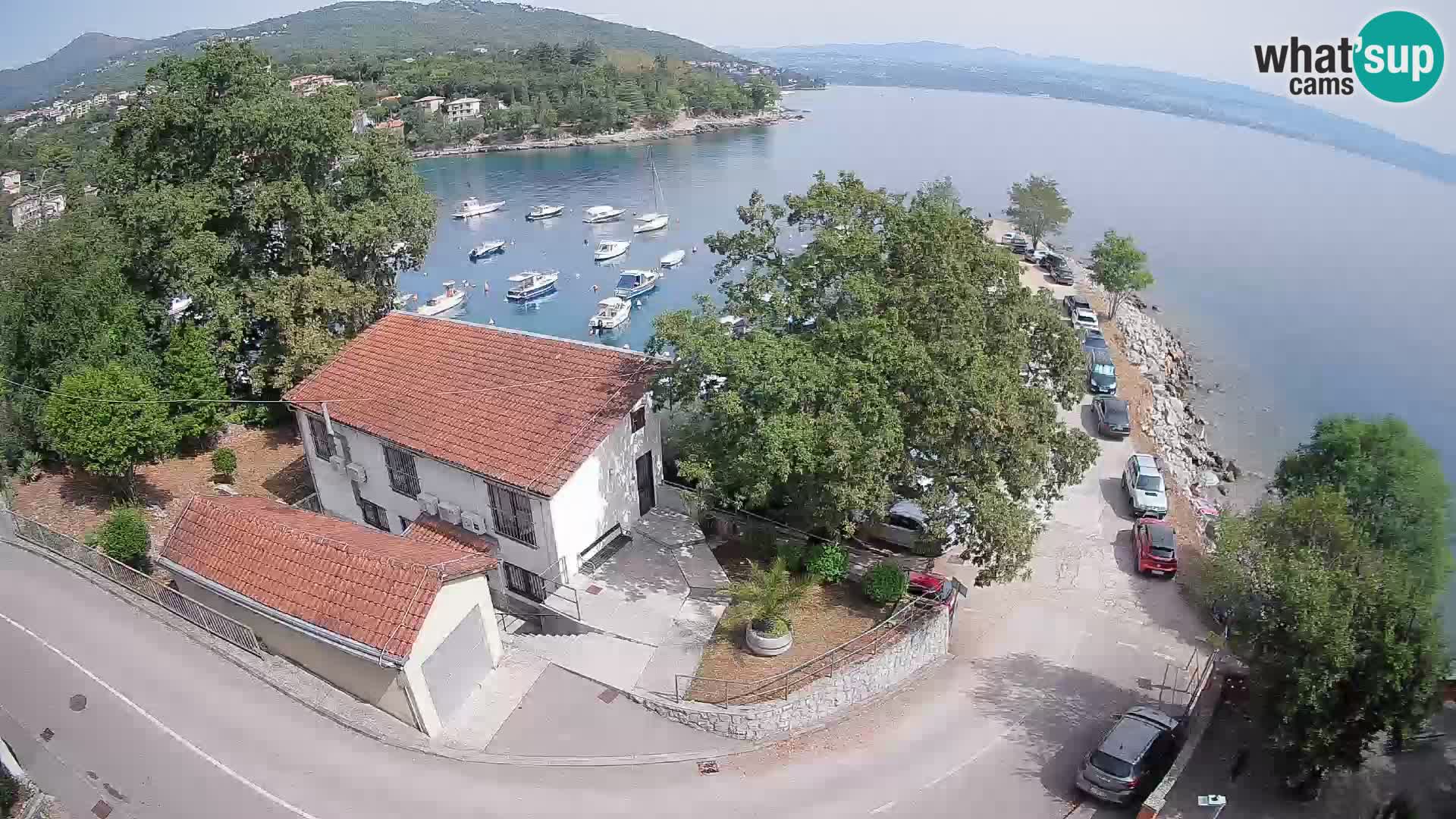 Webcam port d’Ika – Vue en direct et lumières d’Opatija