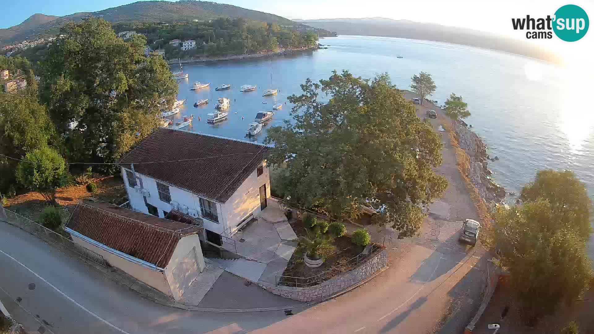 Webcam port d’Ika – Vue en direct et lumières d’Opatija