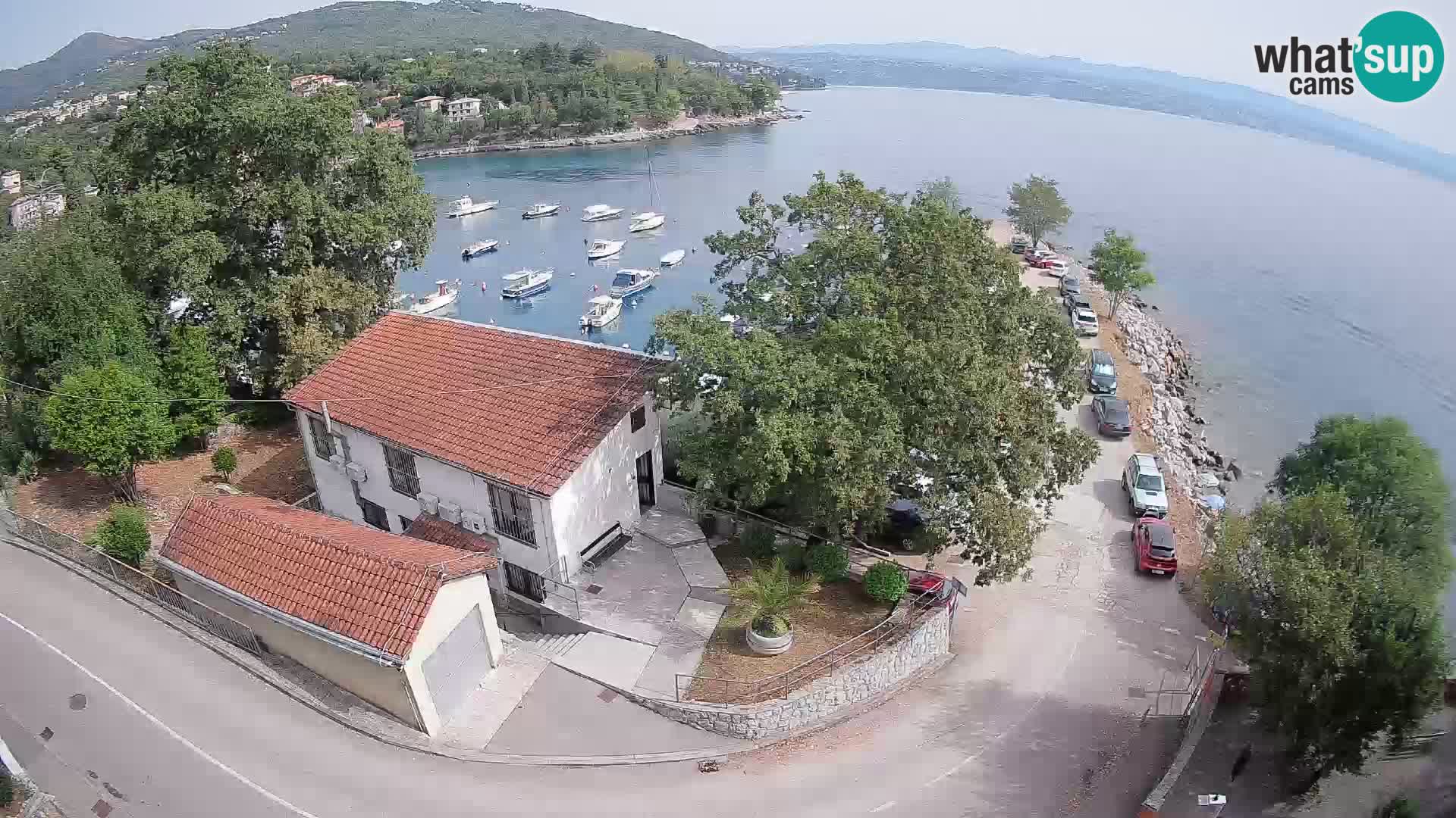 Webcam puerto de Ika – Vista en directo y luces de Opatija