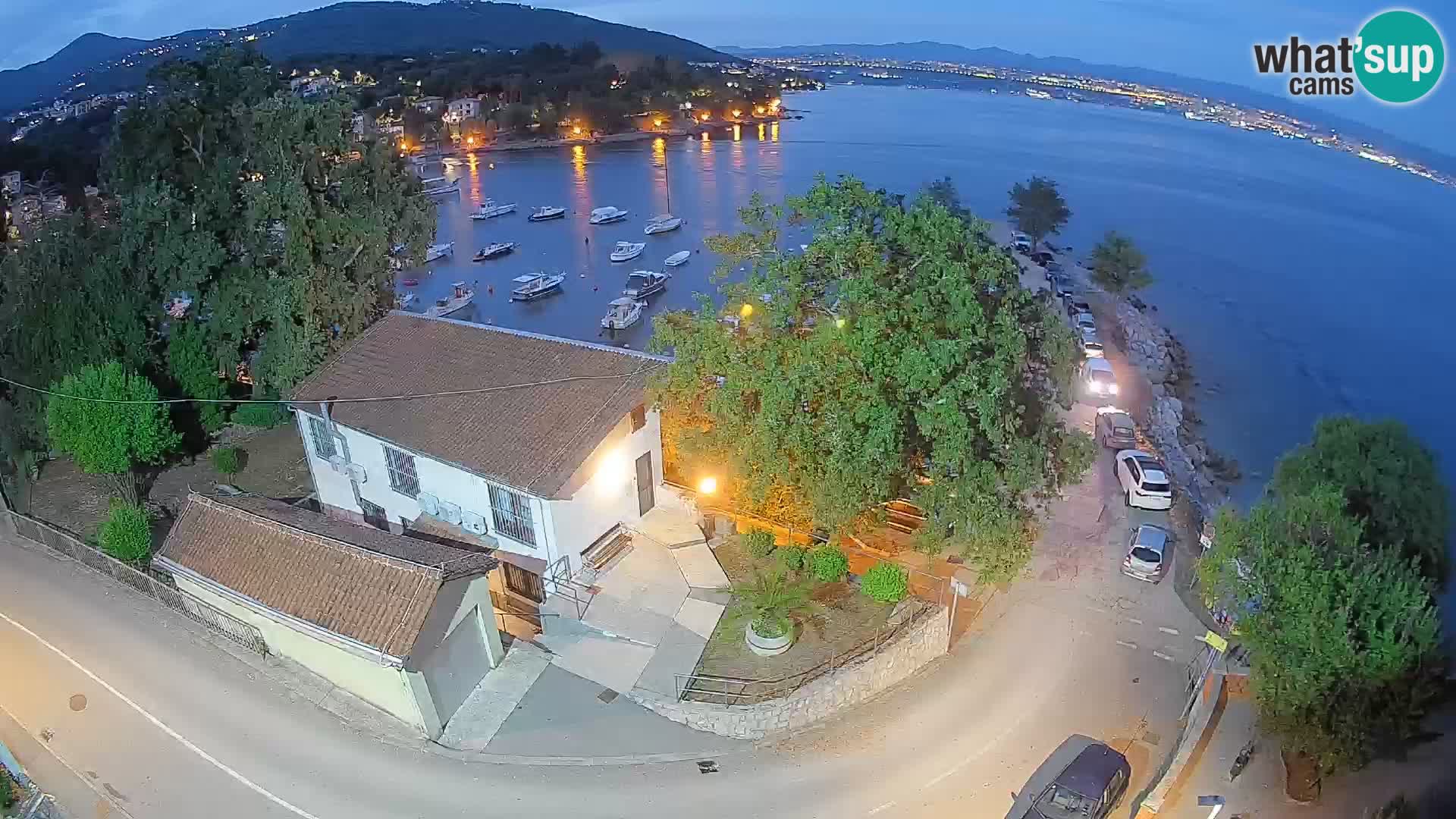 Webcam Ika Hafen – LIVE Blick auf den Hafen und die Lichter von Opatija