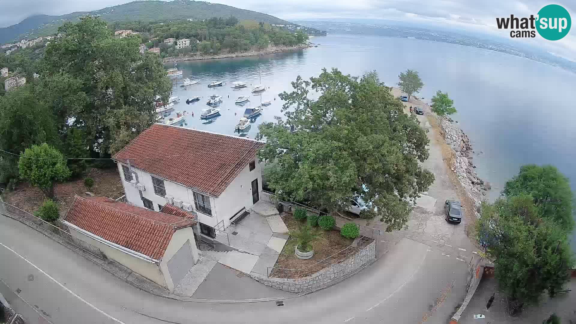 Webcam Ika Hafen – LIVE Blick auf den Hafen und die Lichter von Opatija