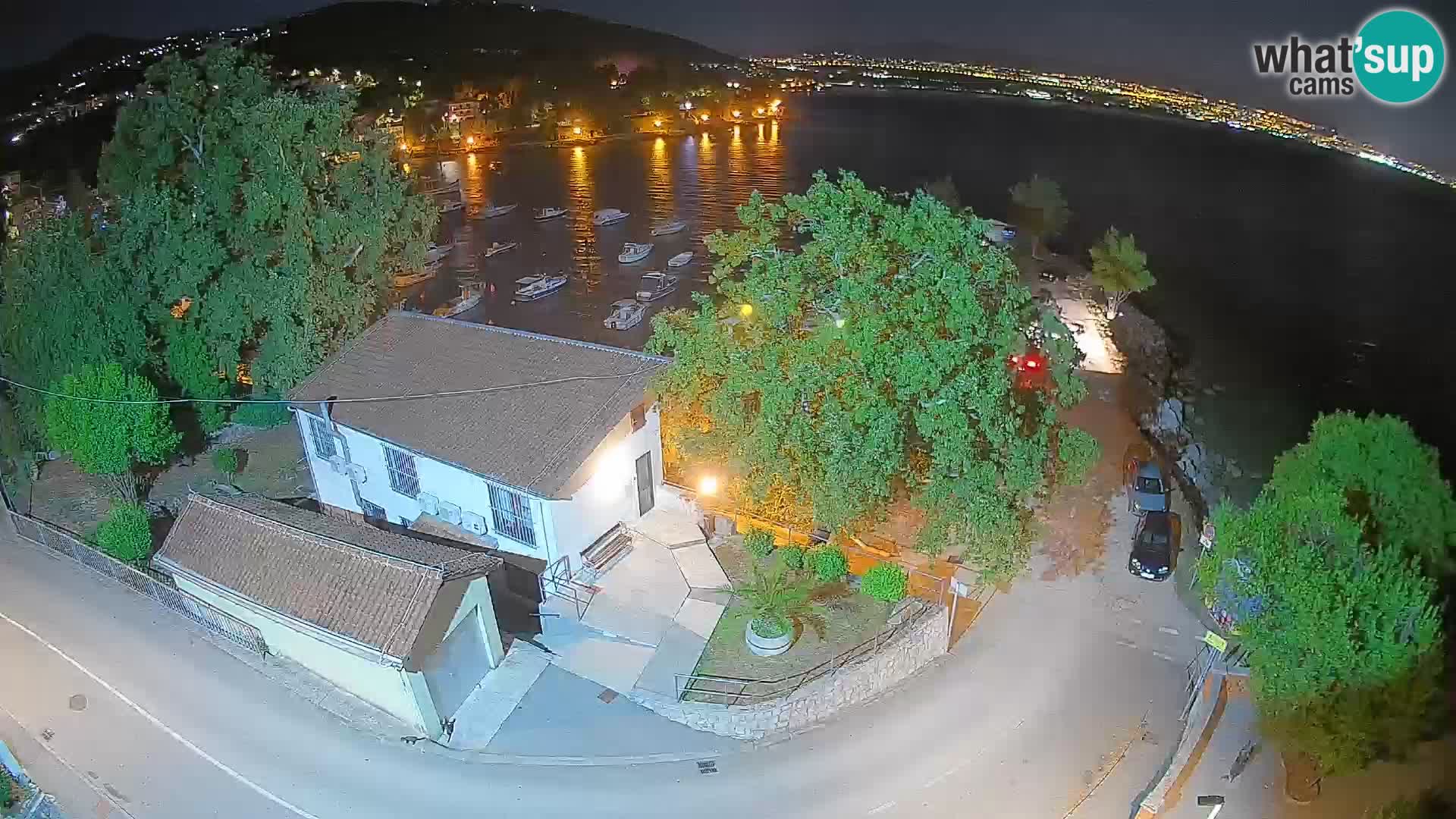Webcam Ika Hafen – LIVE Blick auf den Hafen und die Lichter von Opatija