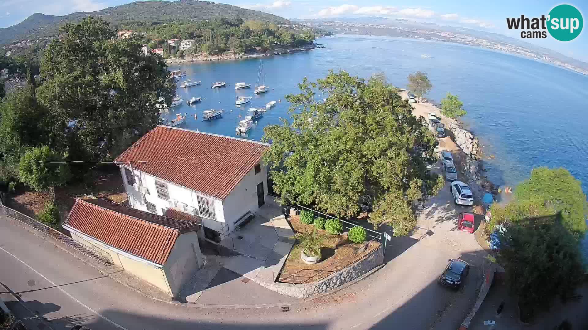 Webcam Ika Hafen – LIVE Blick auf den Hafen und die Lichter von Opatija