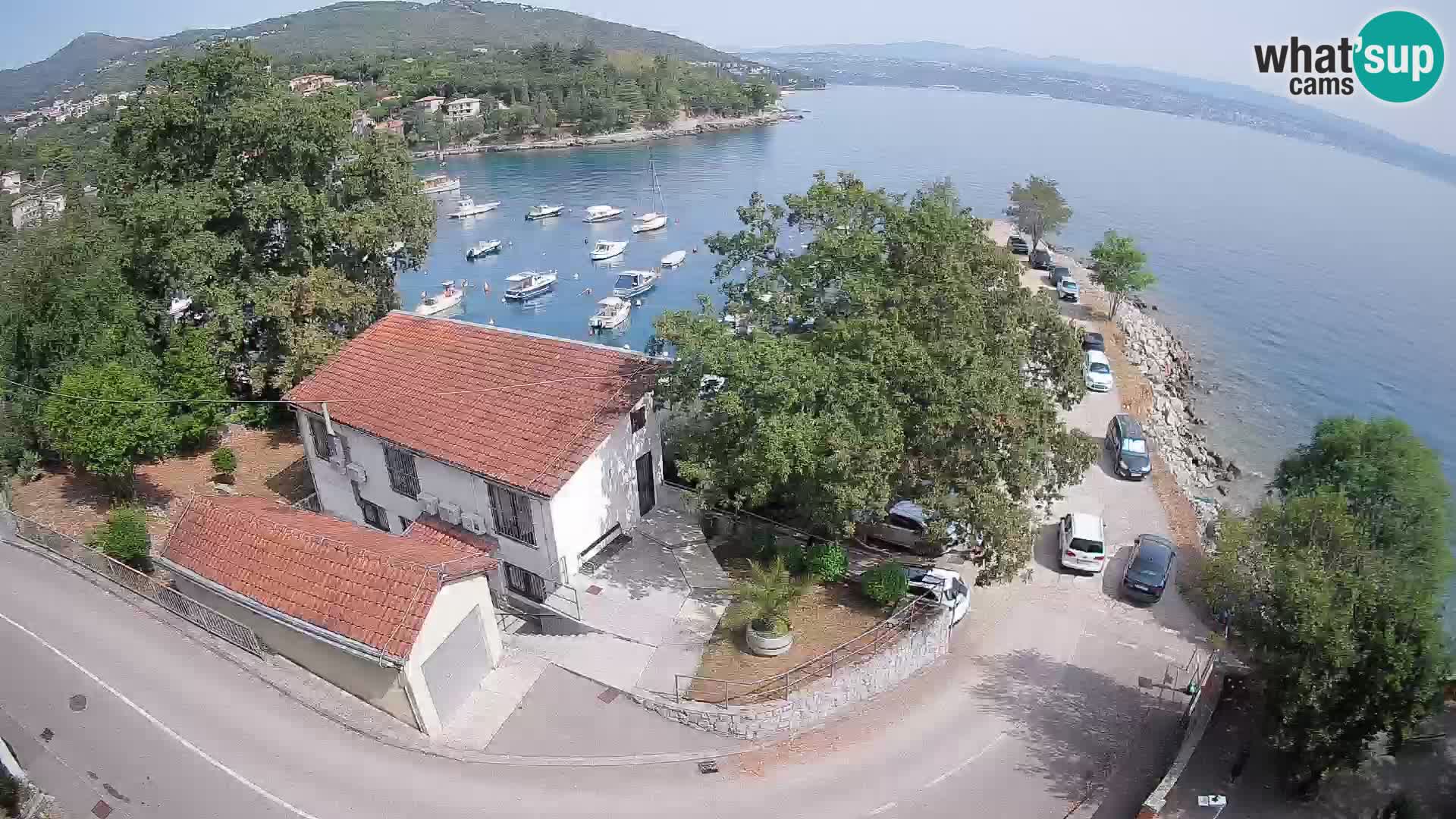 Webcam porto Ika – Vista LIVE sul porto e le luci di Opatija