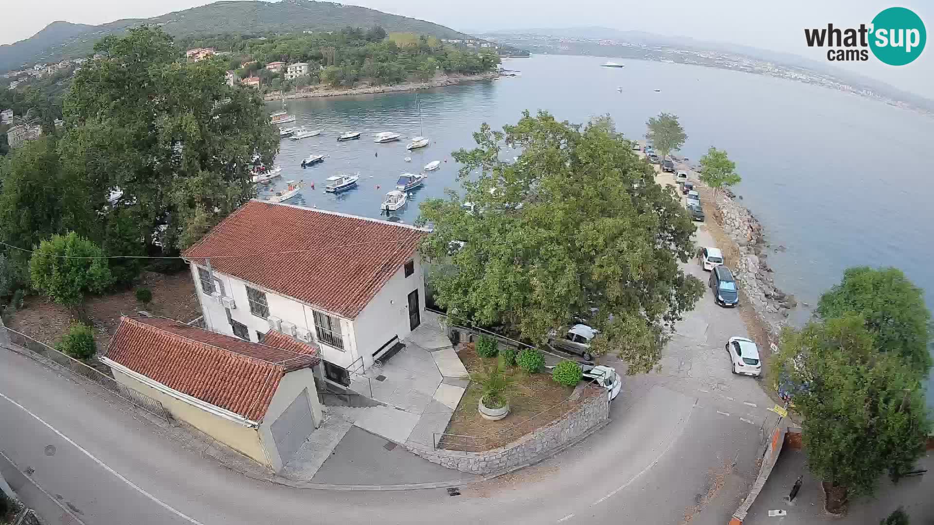 Webcam porto Ika – Vista LIVE sul porto e le luci di Opatija