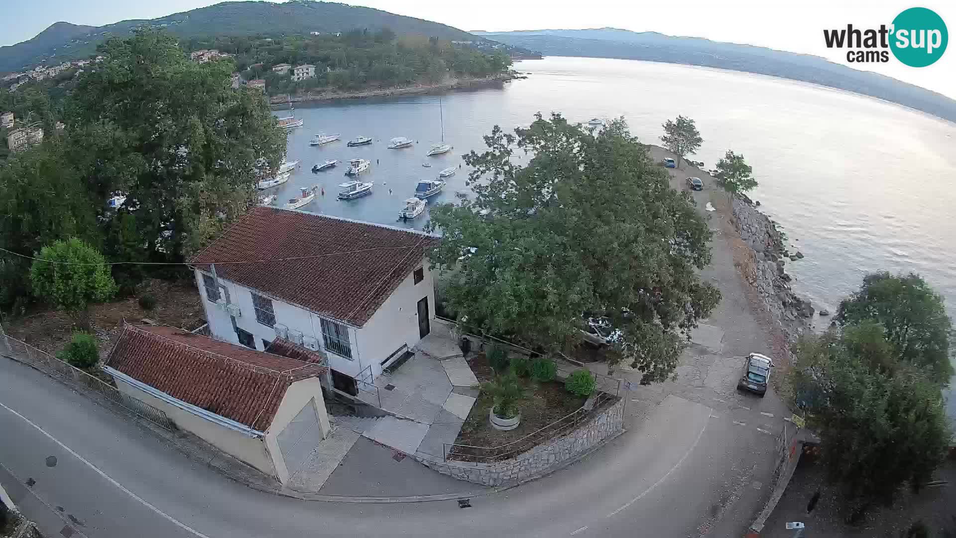 Webcam porto Ika – Vista LIVE sul porto e le luci di Opatija