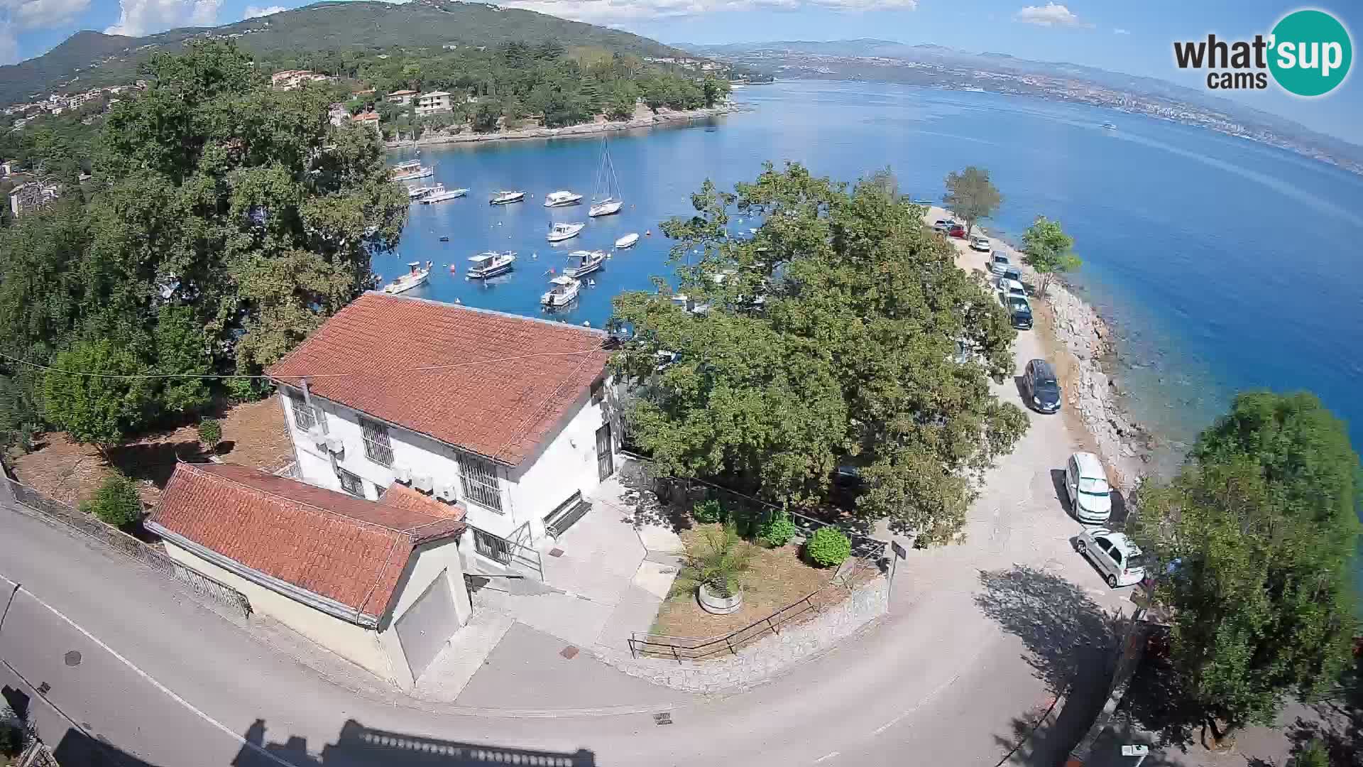 Webcam Ika Hafen – LIVE Blick auf den Hafen und die Lichter von Opatija