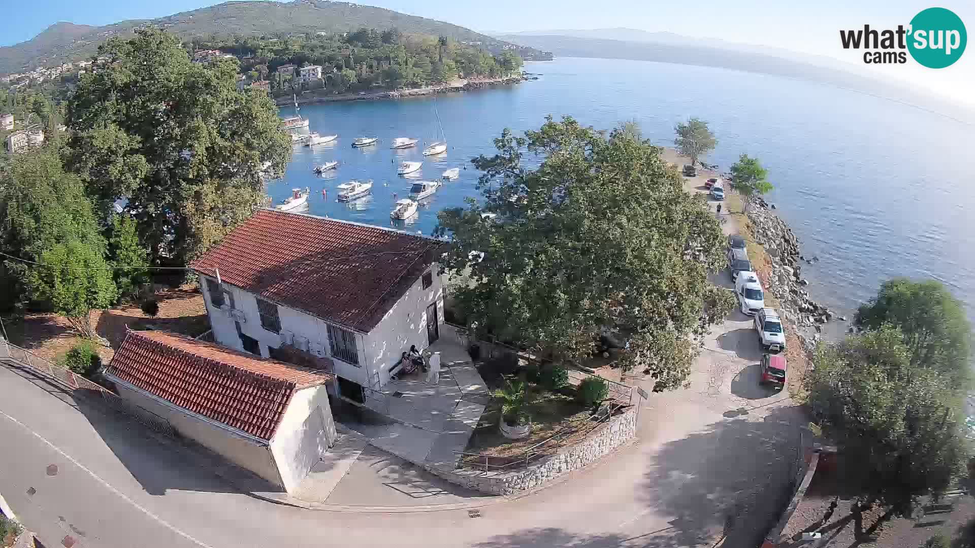 Webcam porto Ika – Vista LIVE sul porto e le luci di Opatija