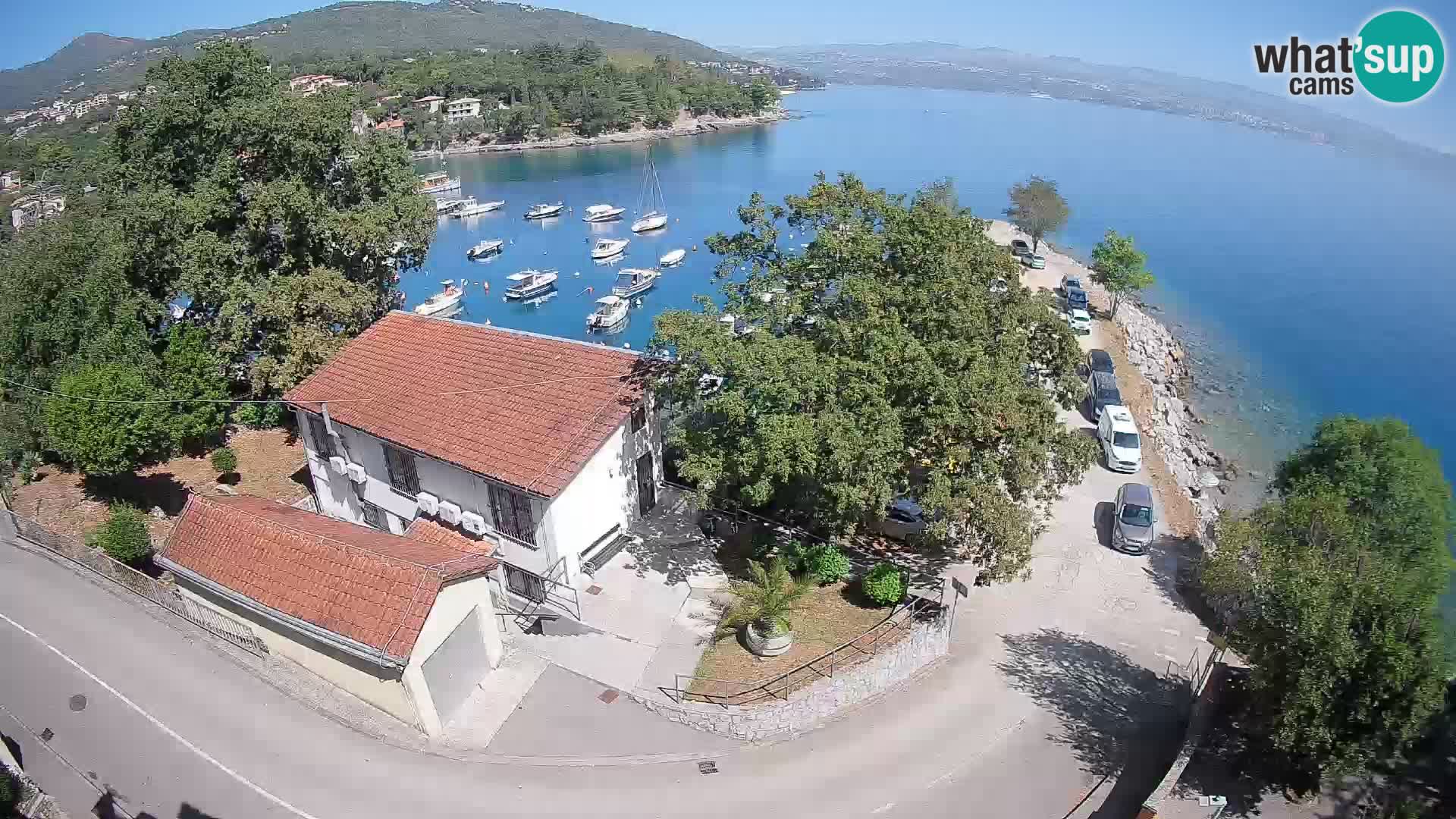 Webcam Ika Hafen – LIVE Blick auf den Hafen und die Lichter von Opatija