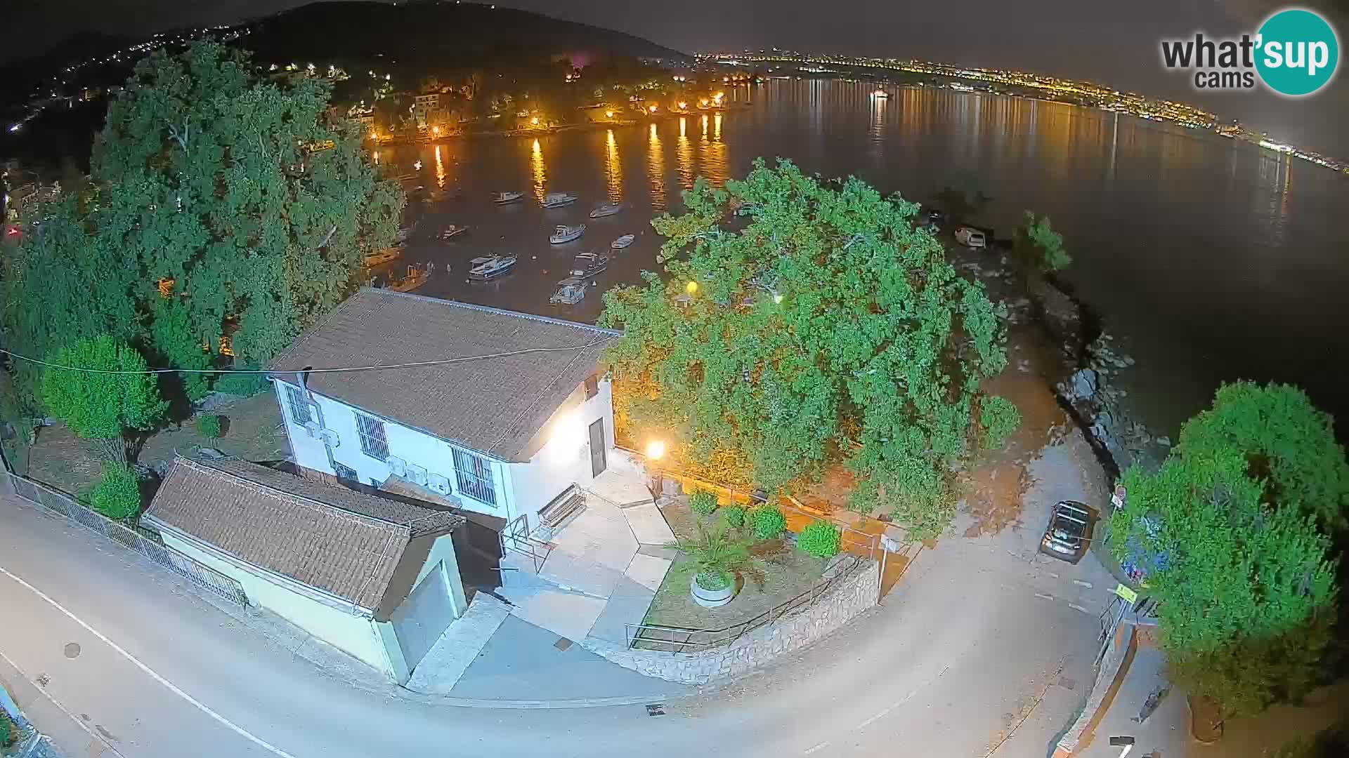 Webcam Ika Hafen – LIVE Blick auf den Hafen und die Lichter von Opatija