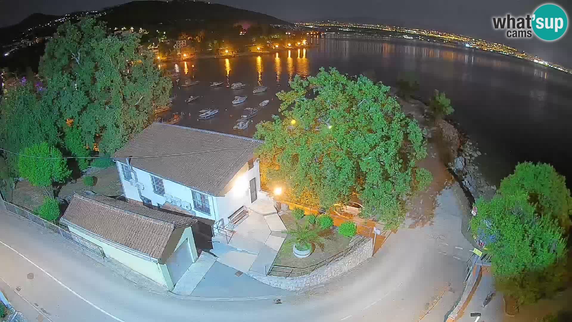 Webcam Ika Hafen – LIVE Blick auf den Hafen und die Lichter von Opatija