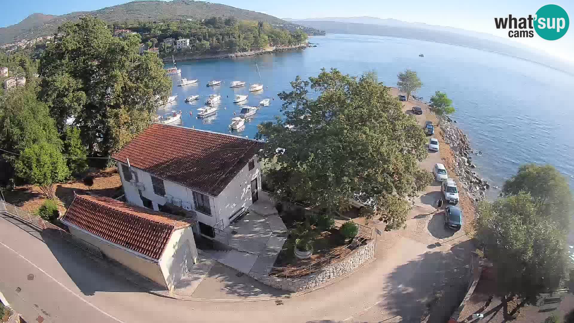 Webcam port d’Ika – Vue en direct et lumières d’Opatija