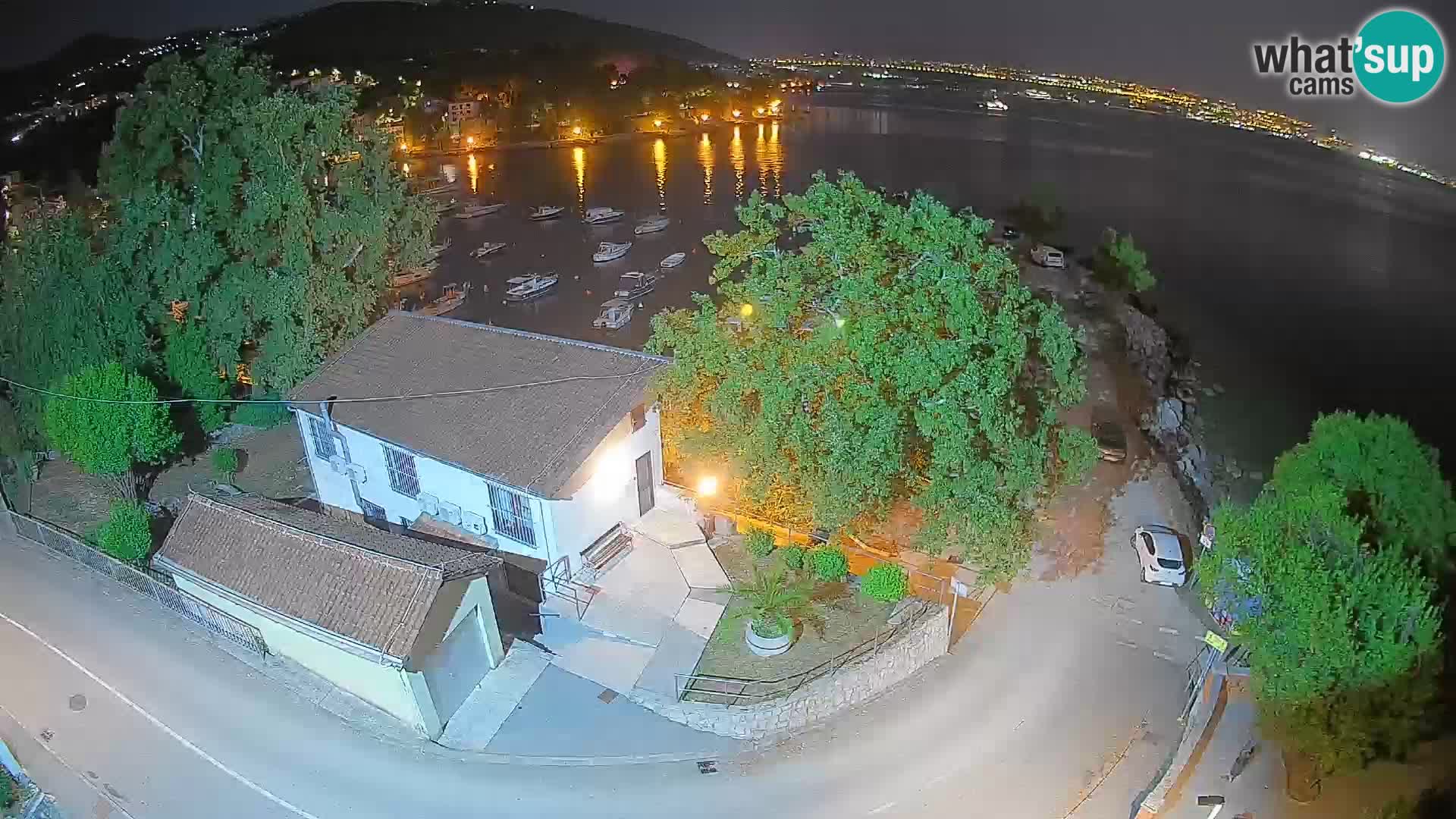 Webcam Ika Hafen – LIVE Blick auf den Hafen und die Lichter von Opatija