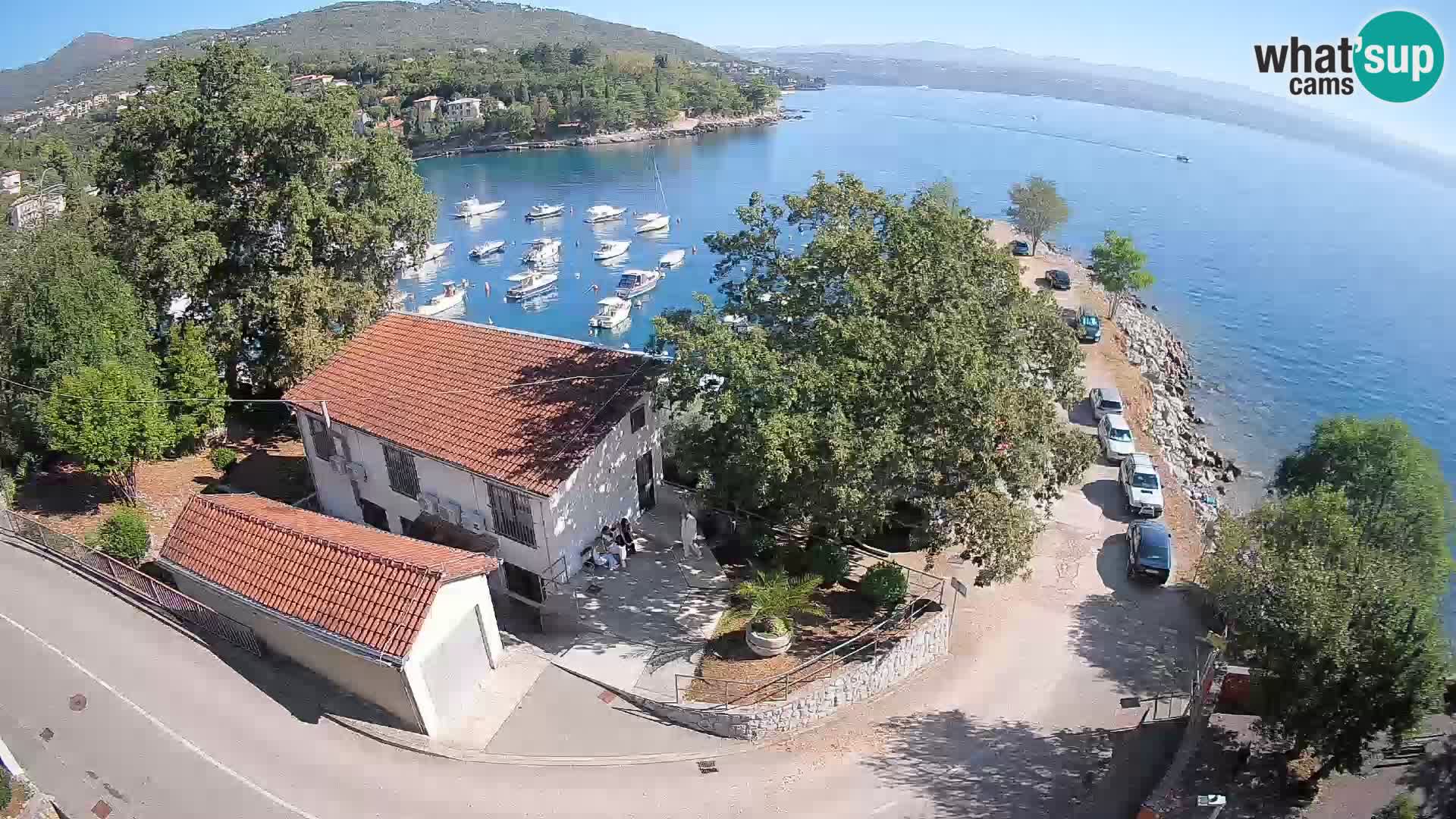 Webcam porto Ika – Vista LIVE sul porto e le luci di Opatija