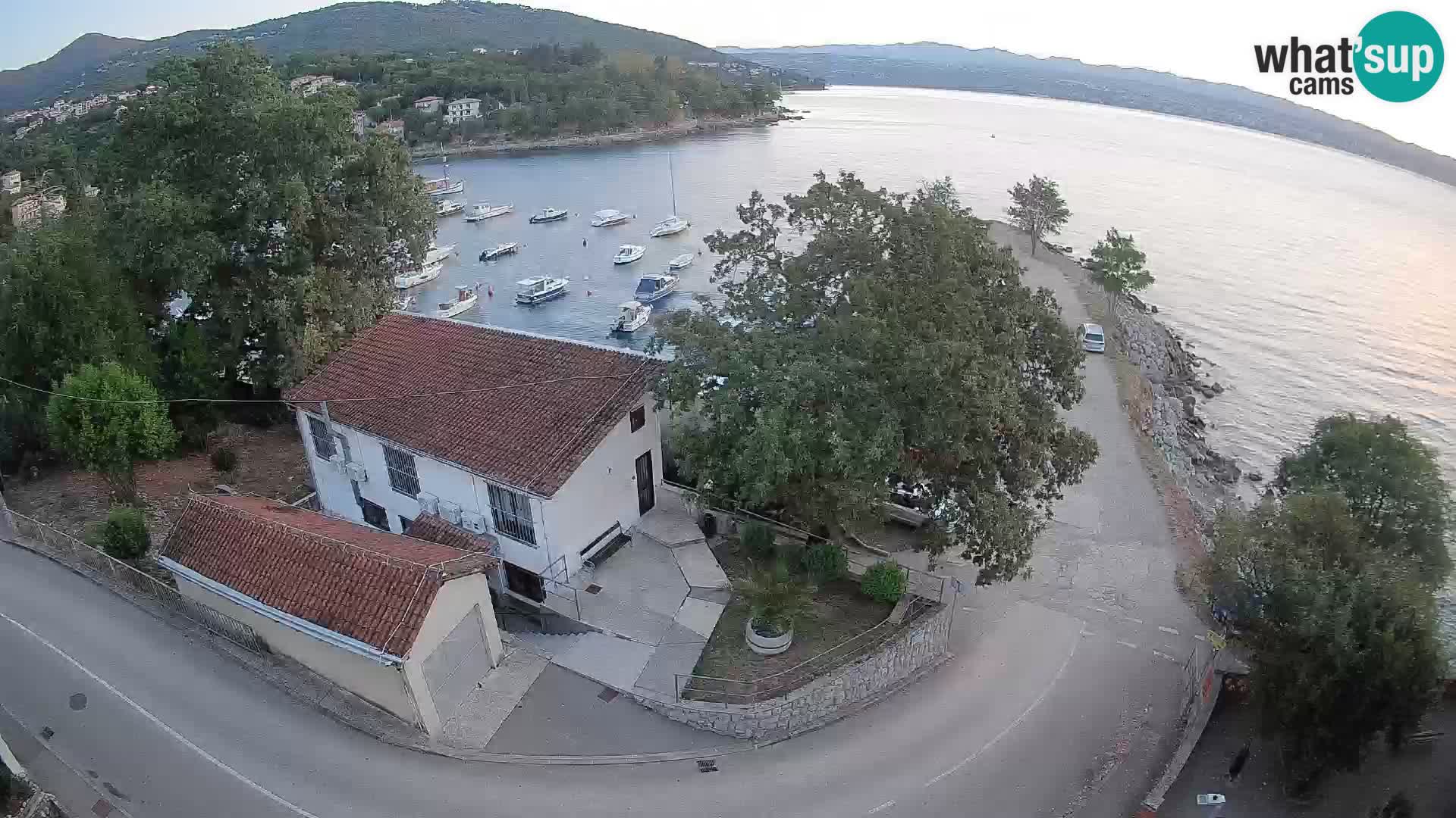 Webcam porto Ika – Vista LIVE sul porto e le luci di Opatija