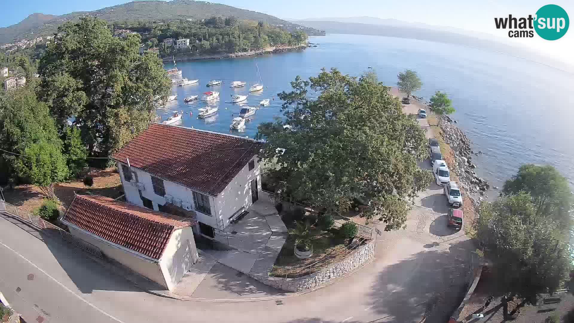 Webcam porto Ika – Vista LIVE sul porto e le luci di Opatija
