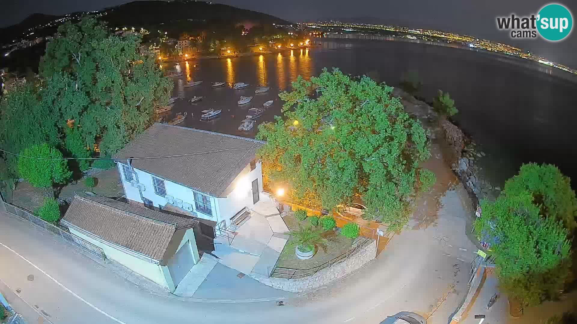 Webcam Ika Hafen – LIVE Blick auf den Hafen und die Lichter von Opatija