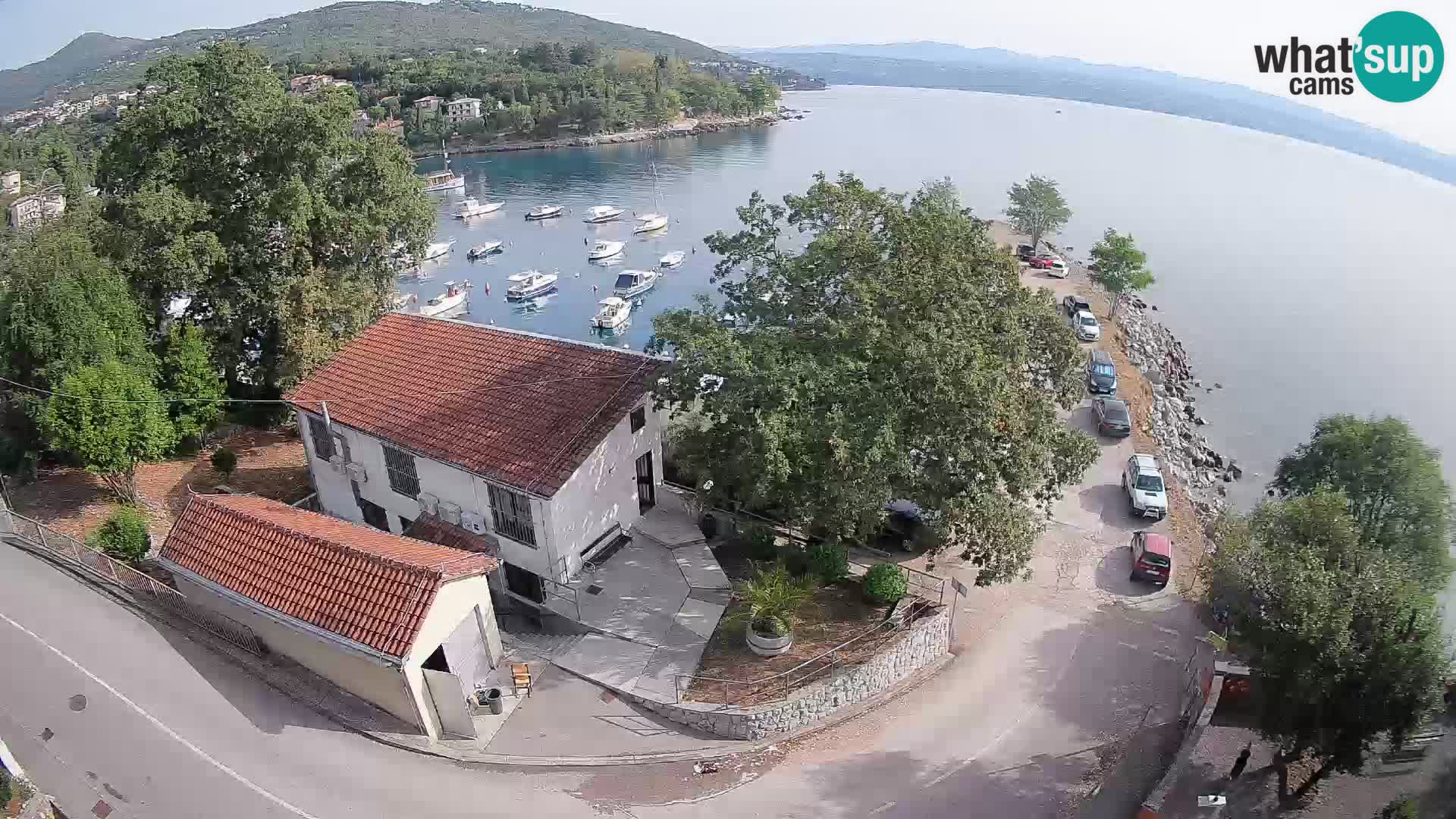 Ika Harbor Webcam – LIVE View of the Harbor and Opatija Lights