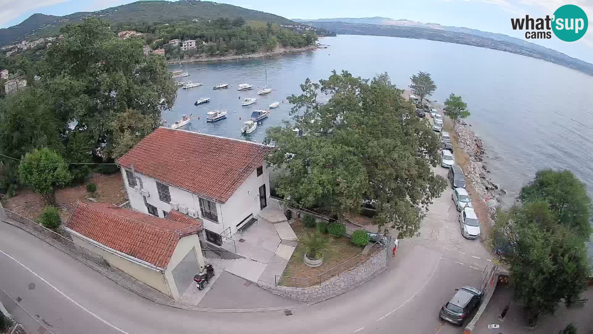 Webcam porto Ika – Vista LIVE sul porto e le luci di Opatija