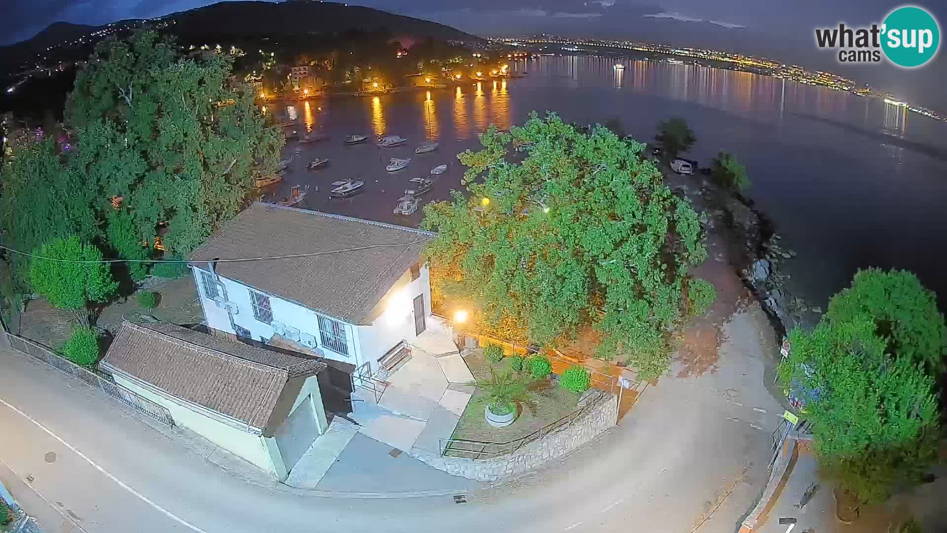 Webcam Ika Hafen – LIVE Blick auf den Hafen und die Lichter von Opatija