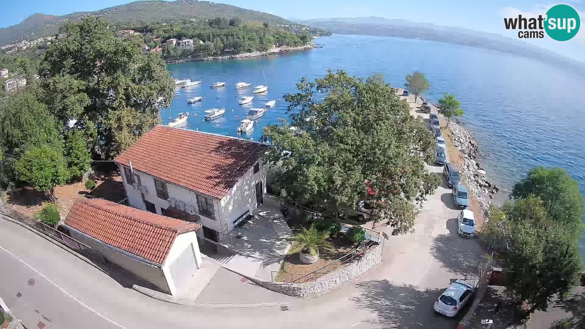 Webcam port d’Ika – Vue en direct et lumières d’Opatija
