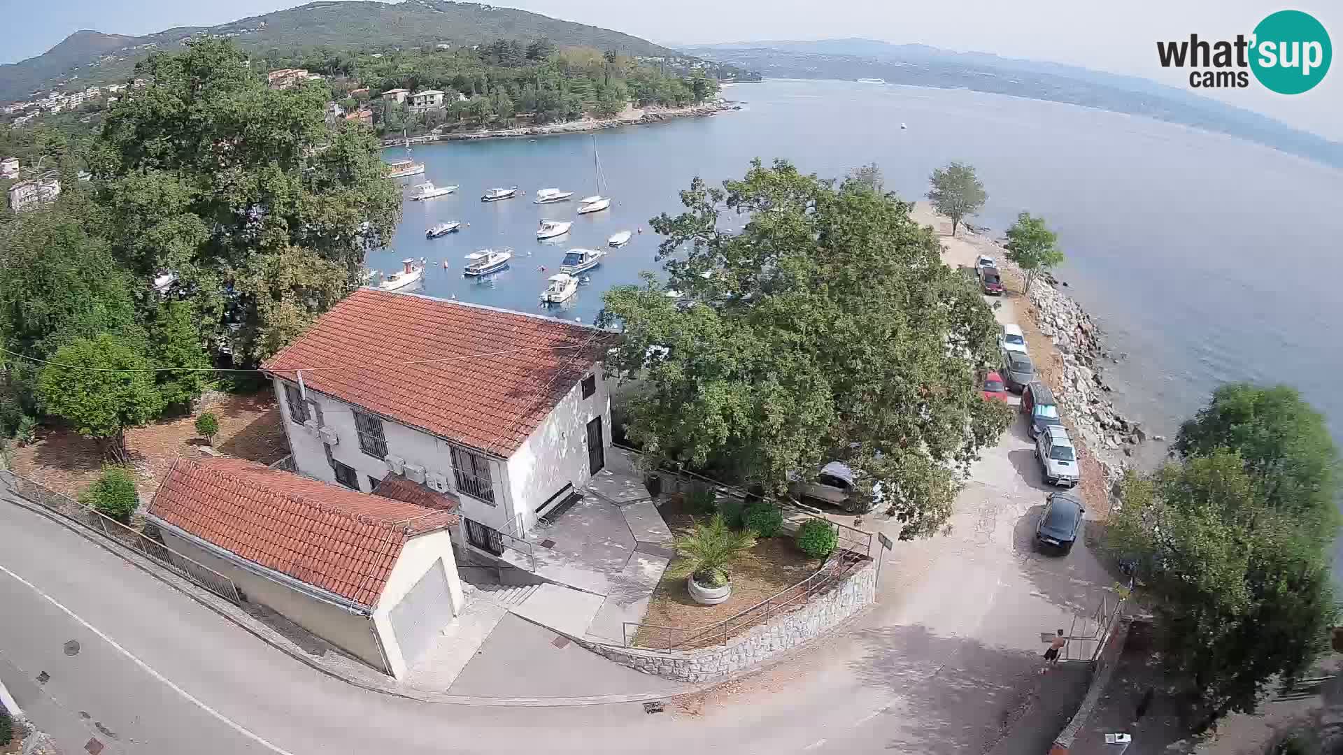 Webcam porto Ika – Vista LIVE sul porto e le luci di Opatija