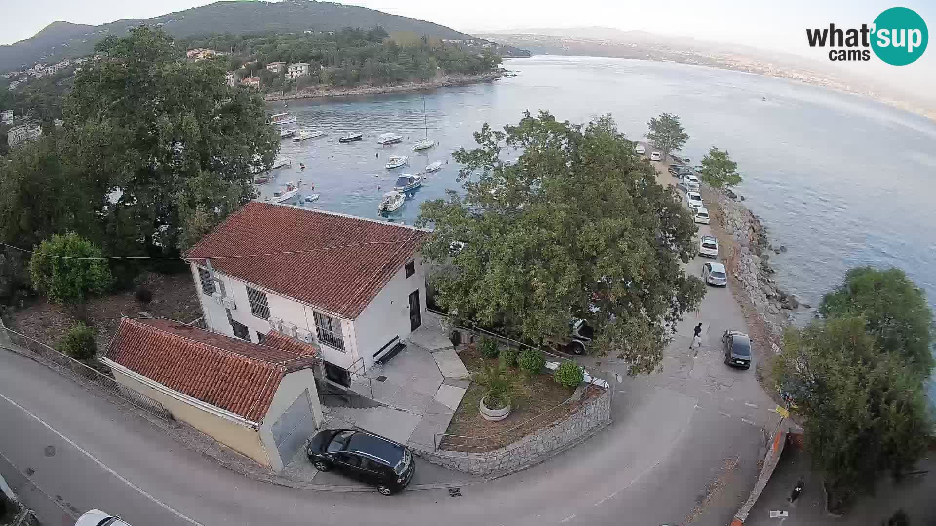 Webcam porto Ika – Vista LIVE sul porto e le luci di Opatija