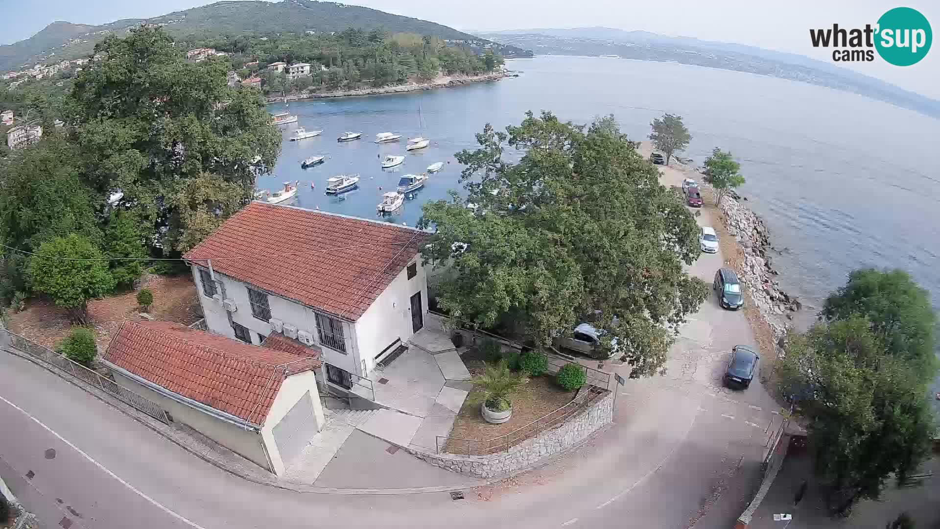 Ika Harbor Webcam – LIVE View of the Harbor and Opatija Lights
