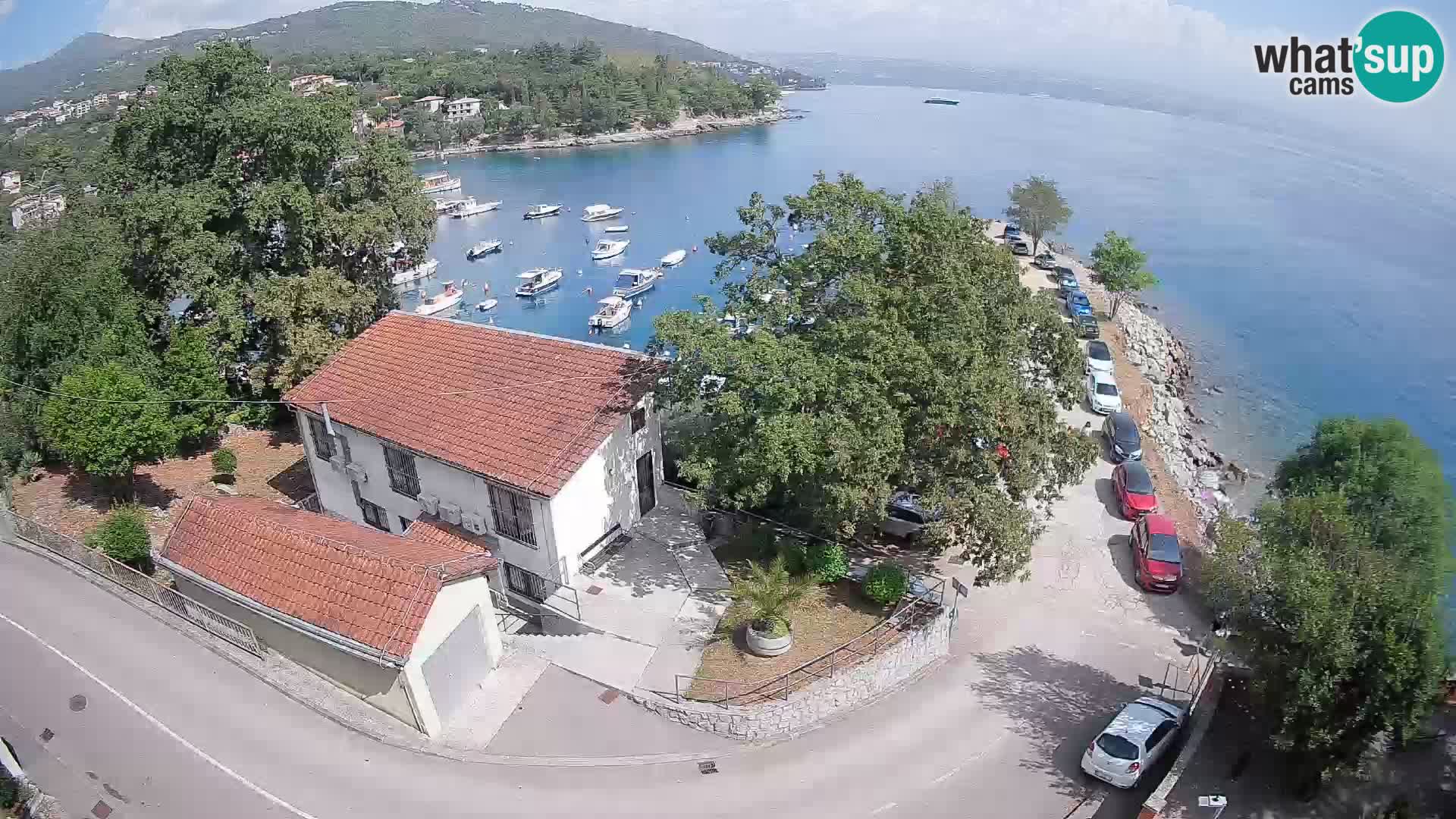 Webcam porto Ika – Vista LIVE sul porto e le luci di Opatija