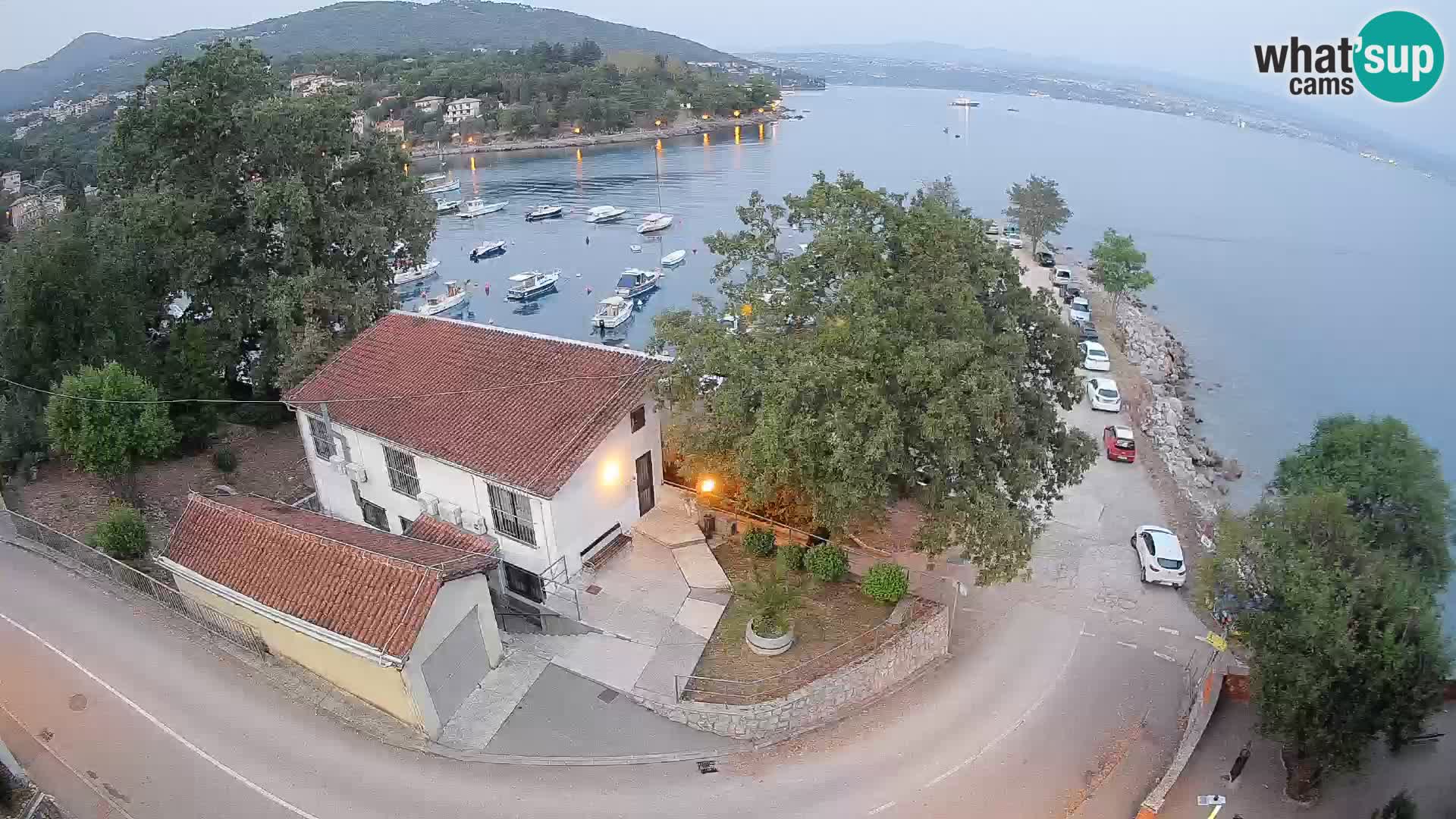 Webcam Ika Hafen – LIVE Blick auf den Hafen und die Lichter von Opatija