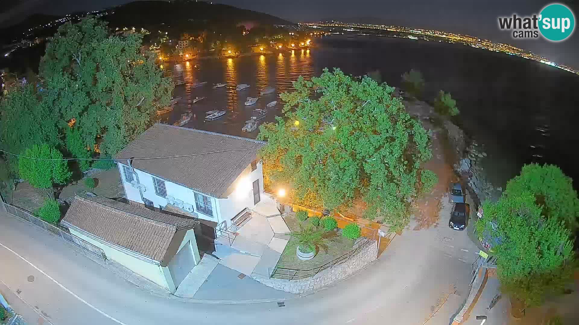 Webcam port d’Ika – Vue en direct et lumières d’Opatija