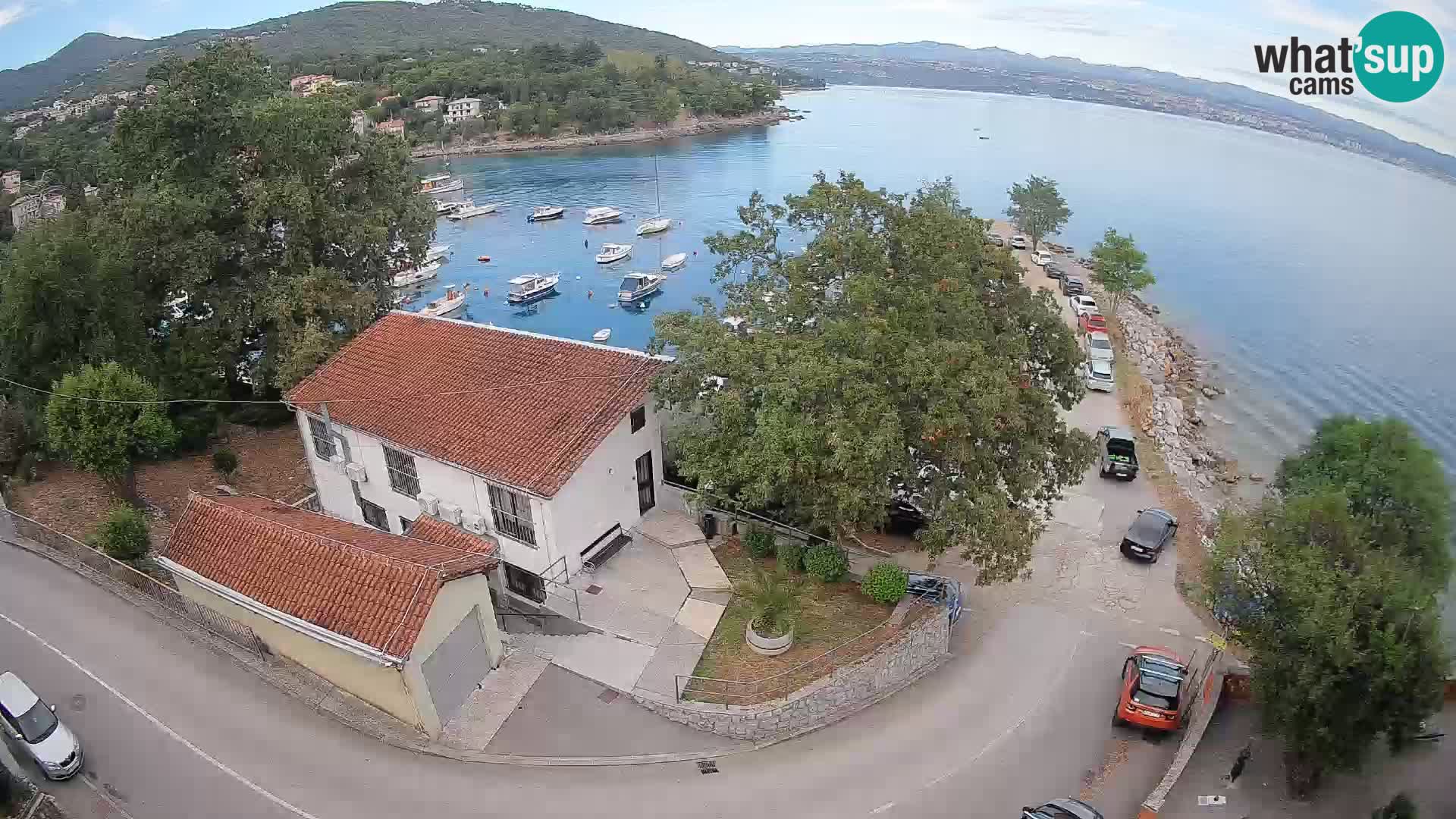 Webcam porto Ika – Vista LIVE sul porto e le luci di Opatija