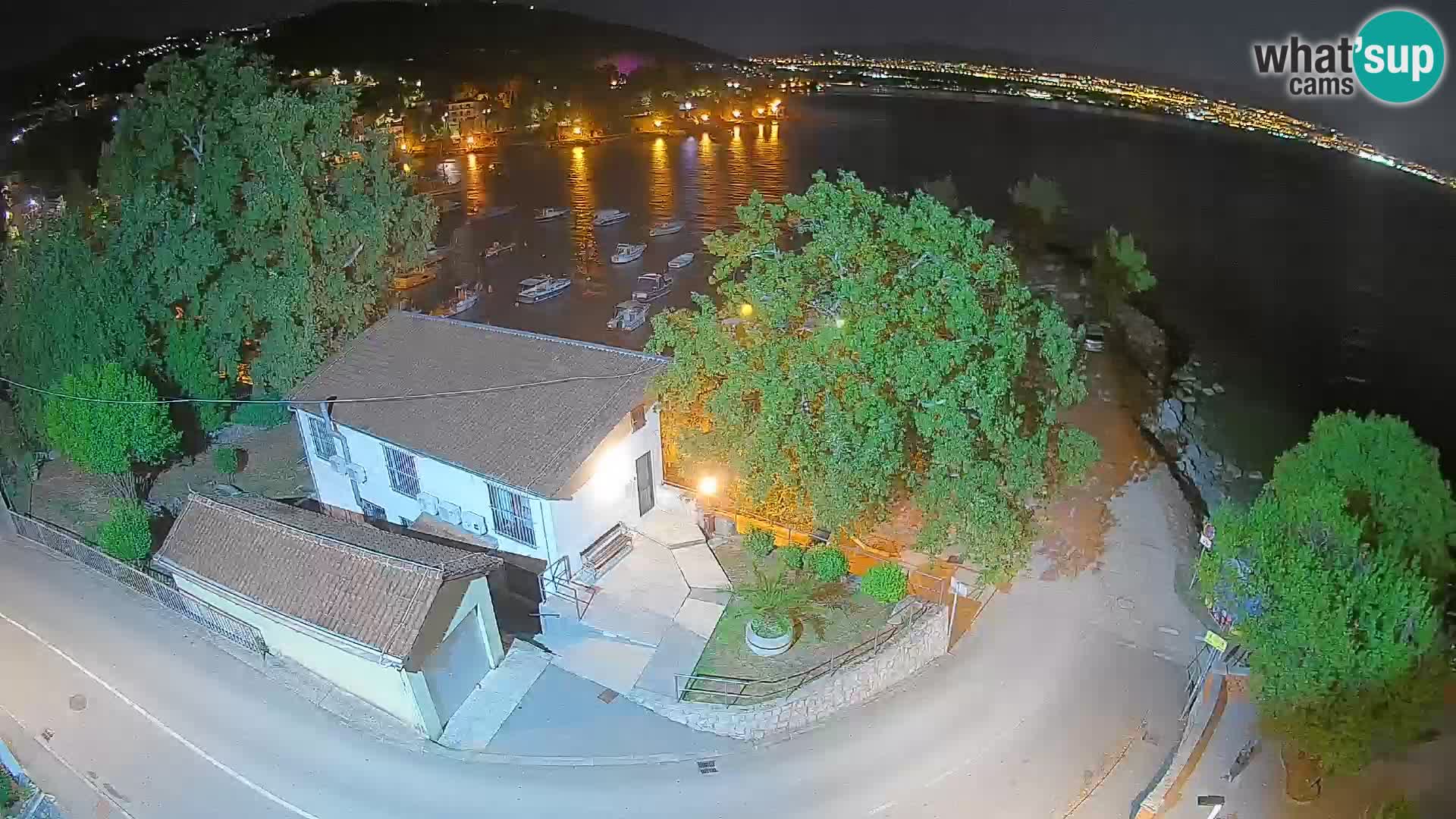 Webcam port d’Ika – Vue en direct et lumières d’Opatija