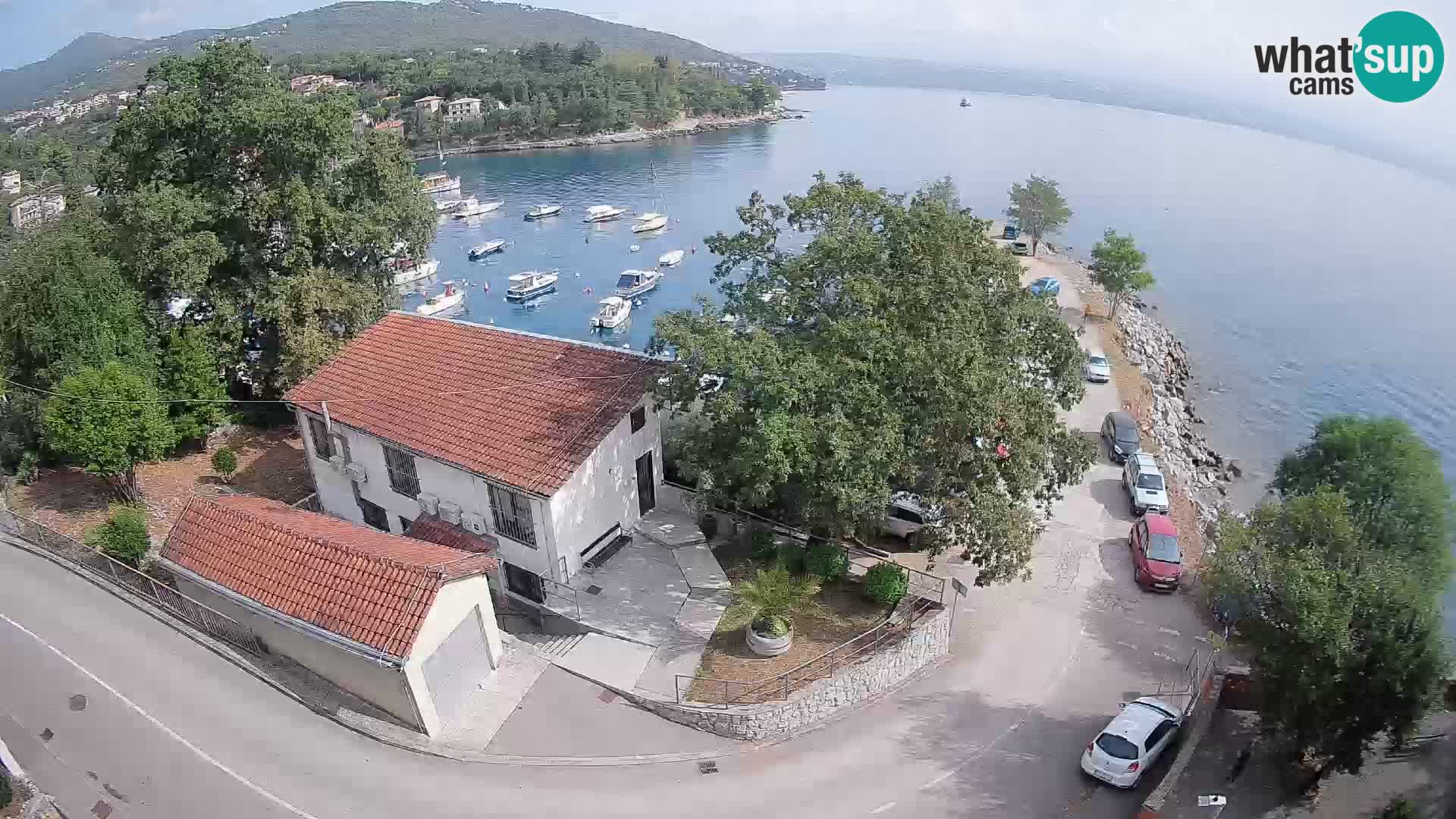 Webcam port d’Ika – Vue en direct et lumières d’Opatija